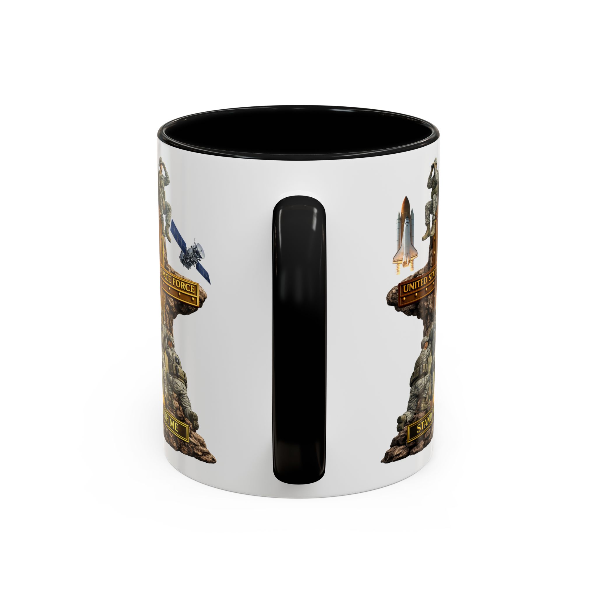 United States Space Force Mug | Militar-E Force Stand With Me Military Coffee Mug - Image 4