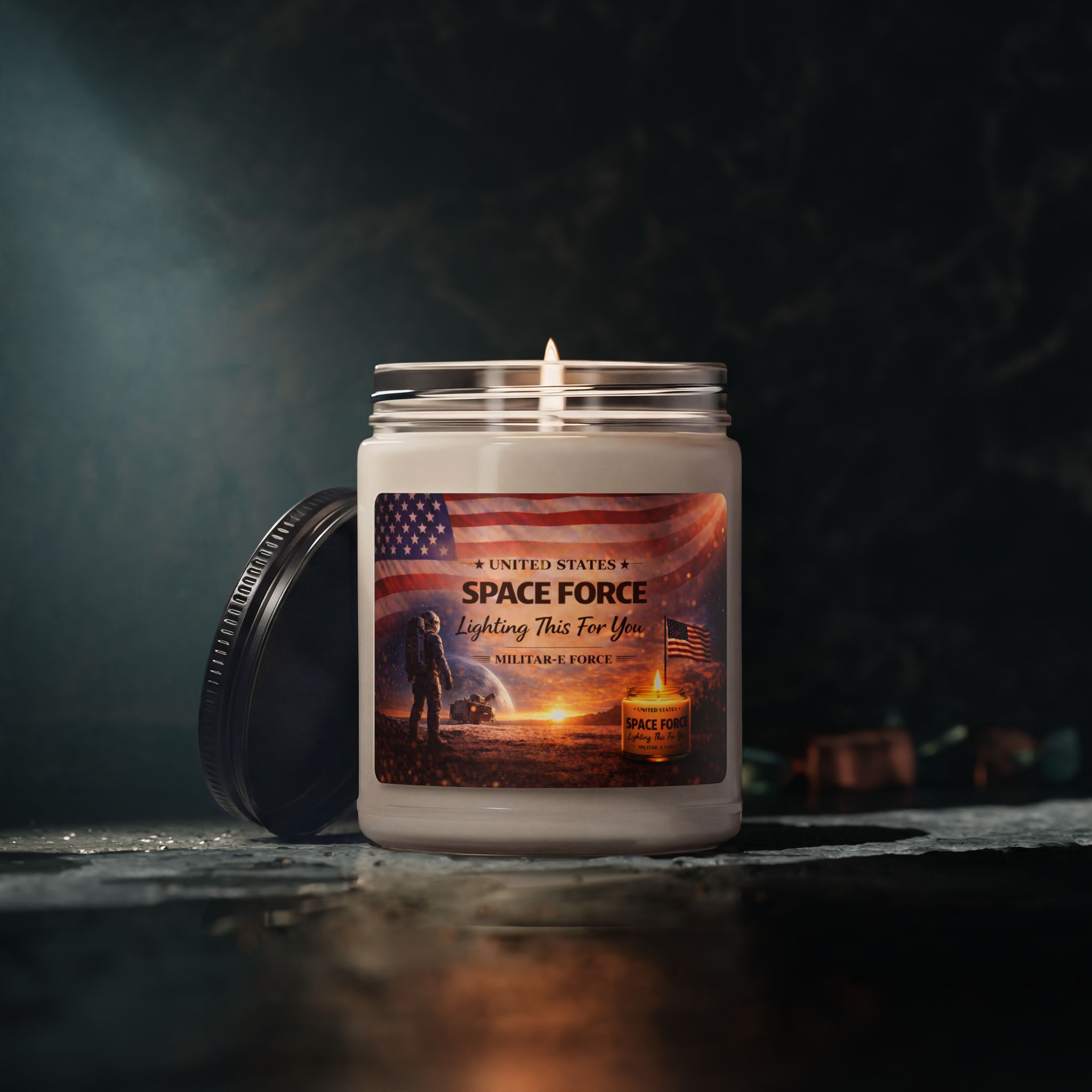 United States Space Force Soy Candle | Militar-E Force Military Candle - Image 20