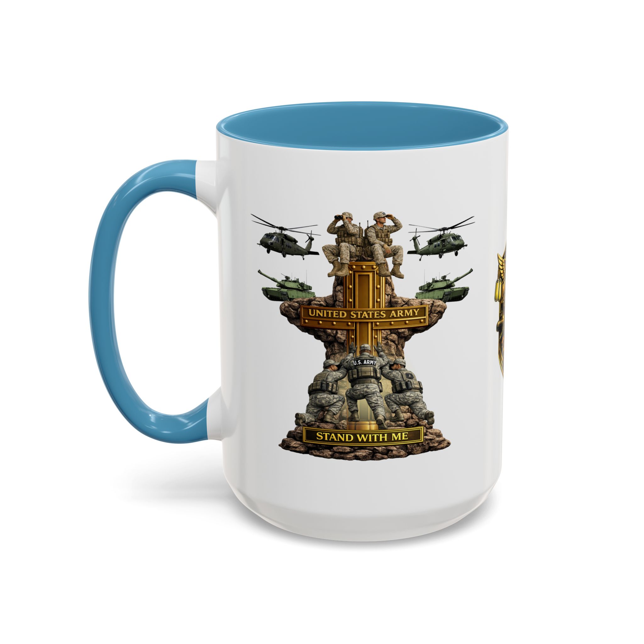 United States Army Mug | Militar-E Force Stand With Me Military Coffee Mug - Image 50