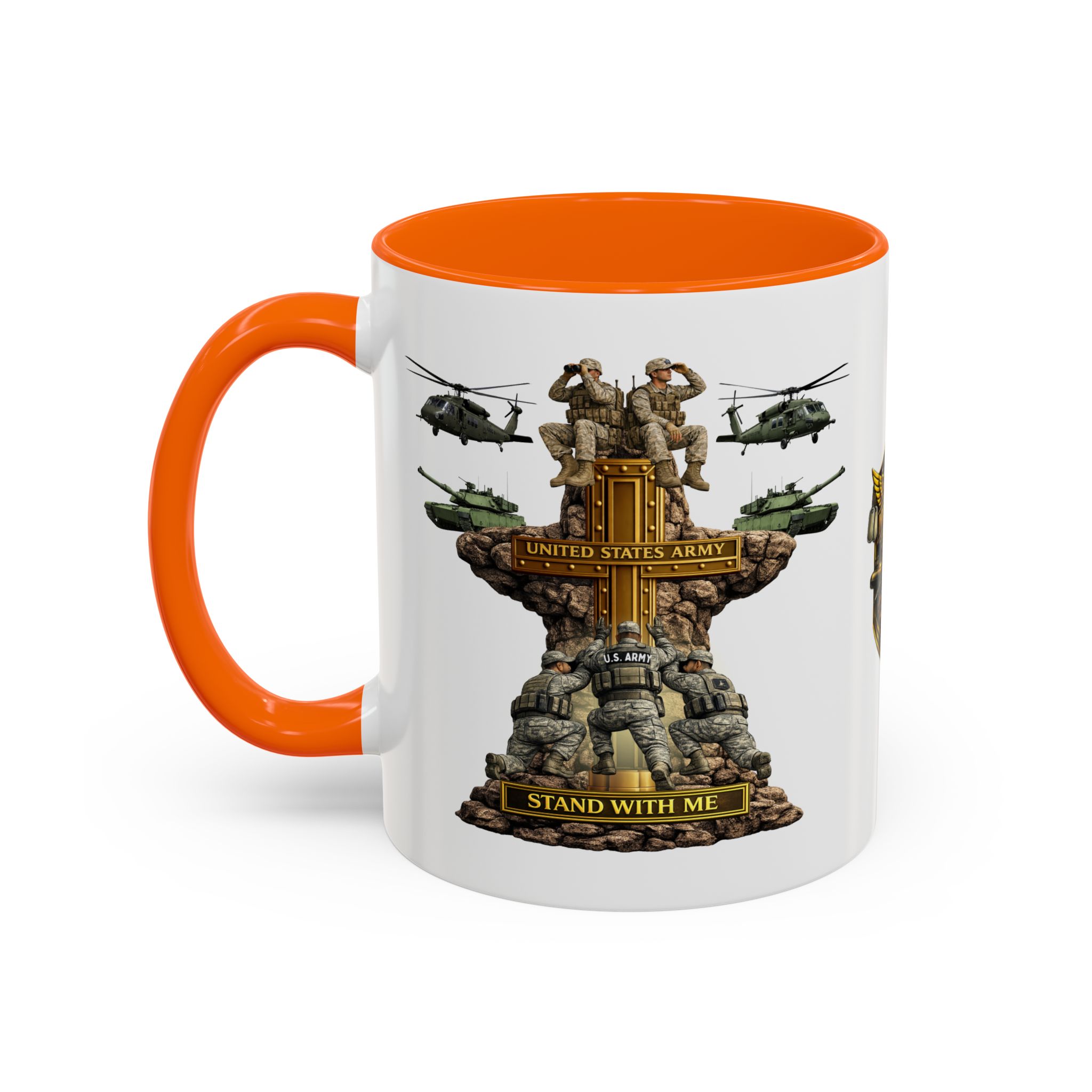 United States Army Mug | Militar-E Force Stand With Me Military Coffee Mug - Image 40
