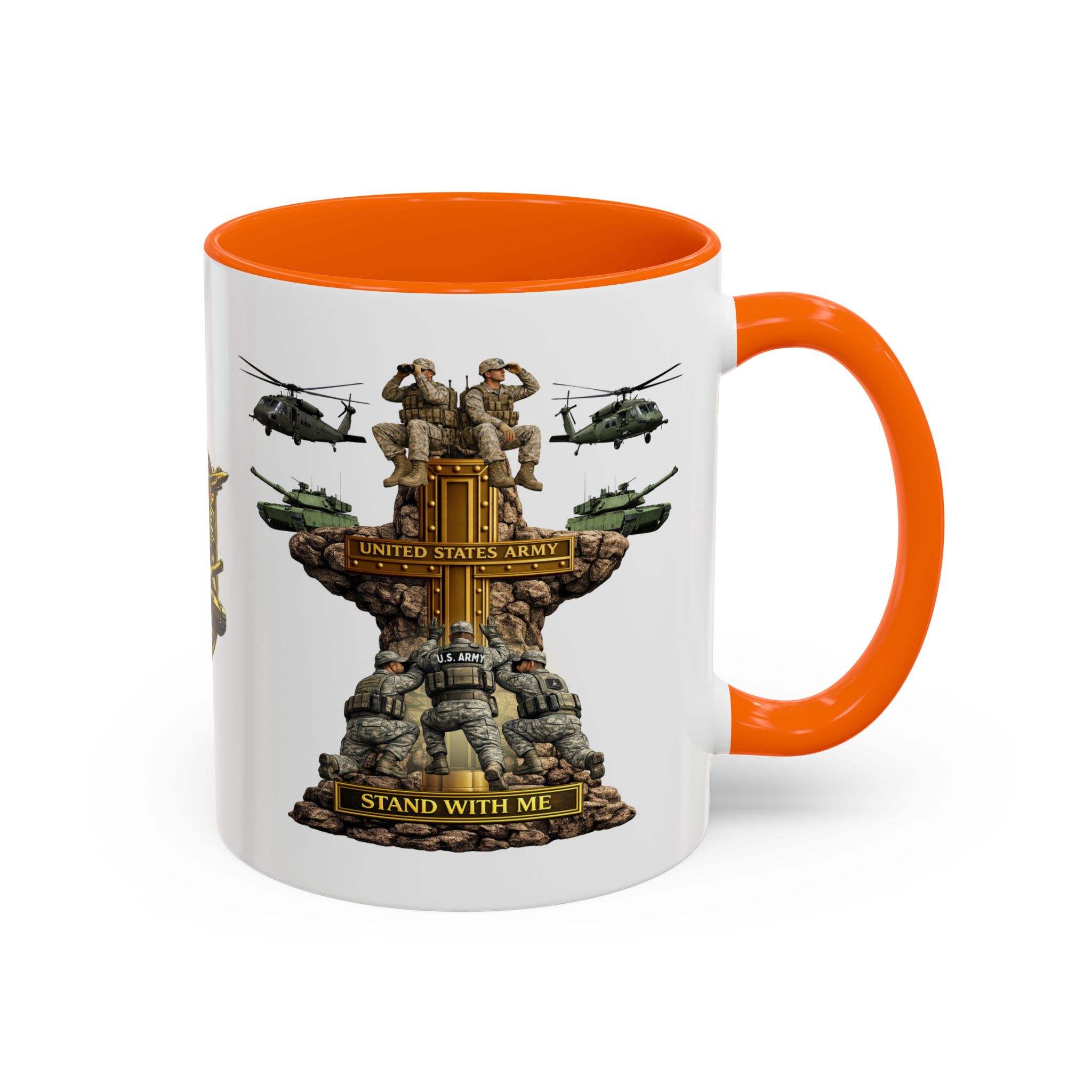 United States Army Mug | Militar-E Force Stand With Me Military Coffee Mug - Image 39