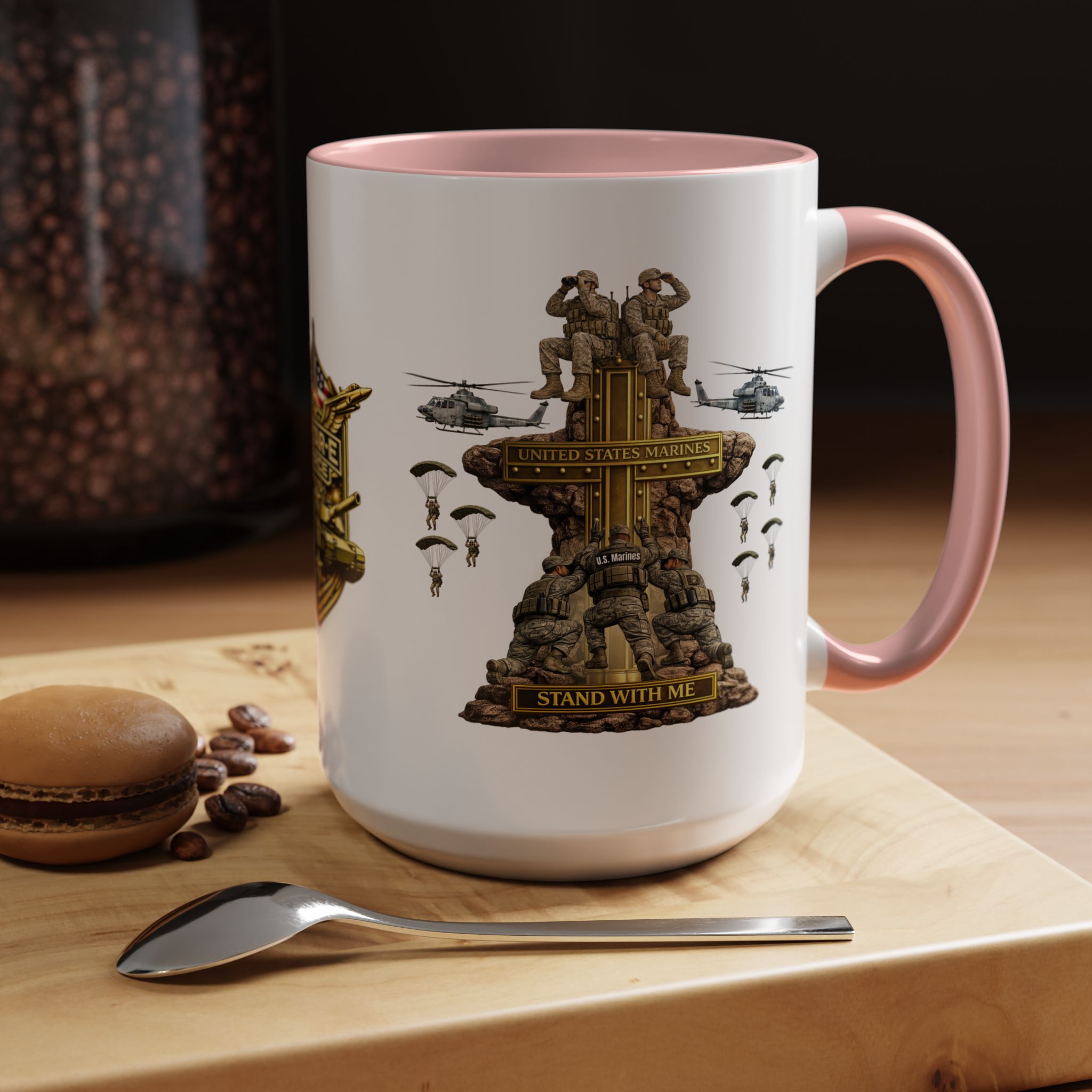 United States Marines Mug | Militar-E Force Stand With Me Military Coffee Mug - Image 30