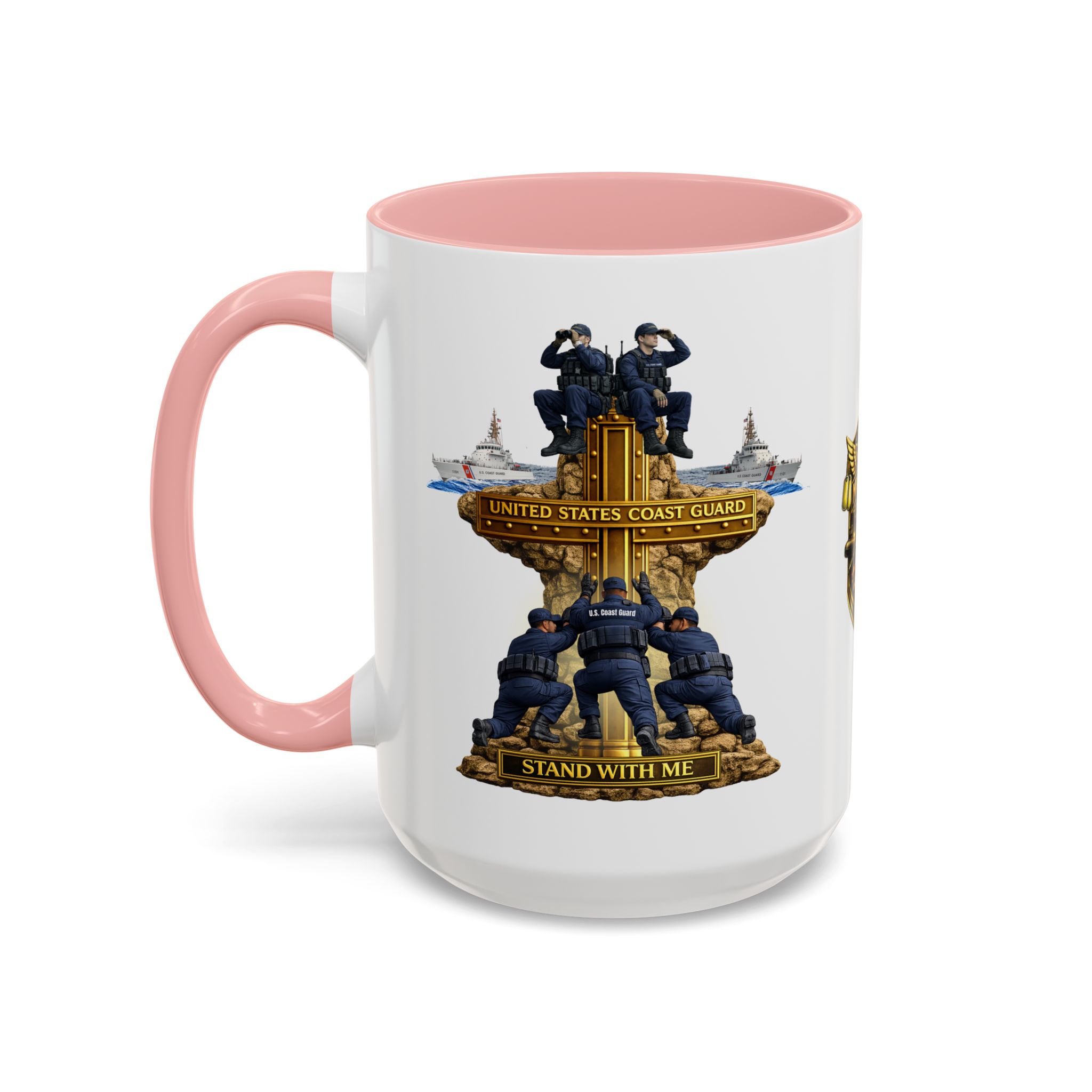 United States Coast Guard Mug | Militar-E Force Stand With Me Military Coffee Mug - Image 28