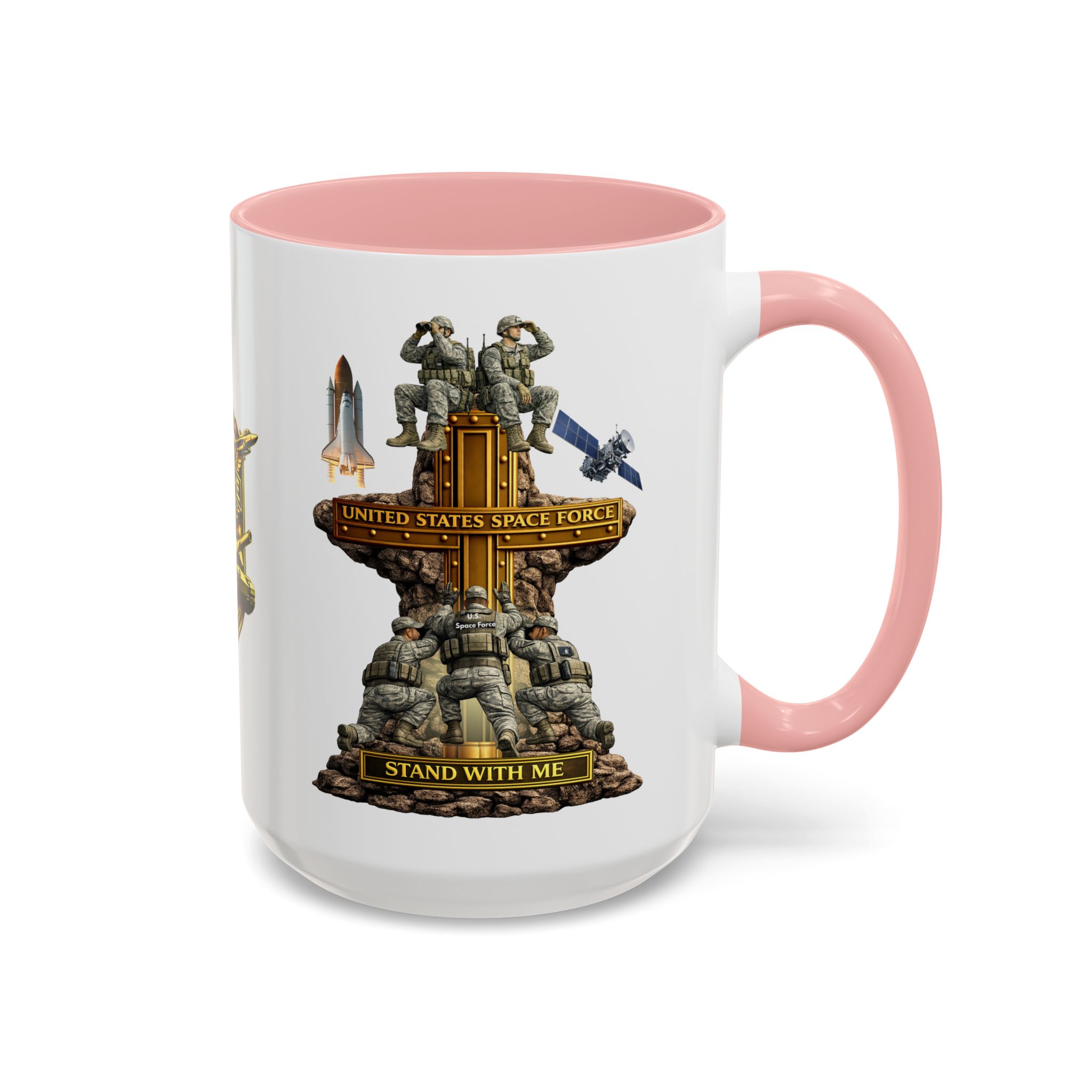 United States Space Force Mug | Militar-E Force Stand With Me Military Coffee Mug - Image 27