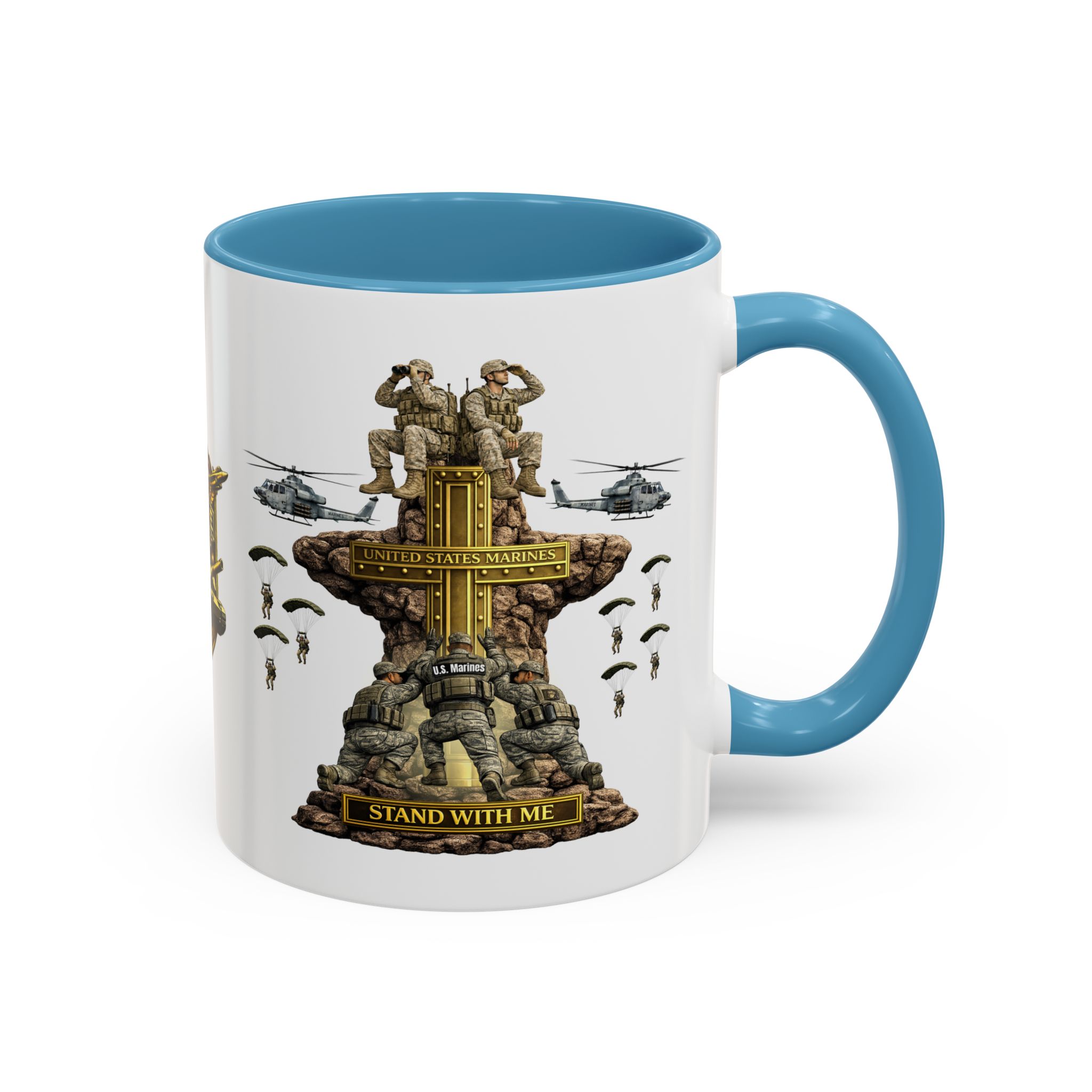 United States Marines Mug | Militar-E Force Stand With Me Military Coffee Mug - Image 57