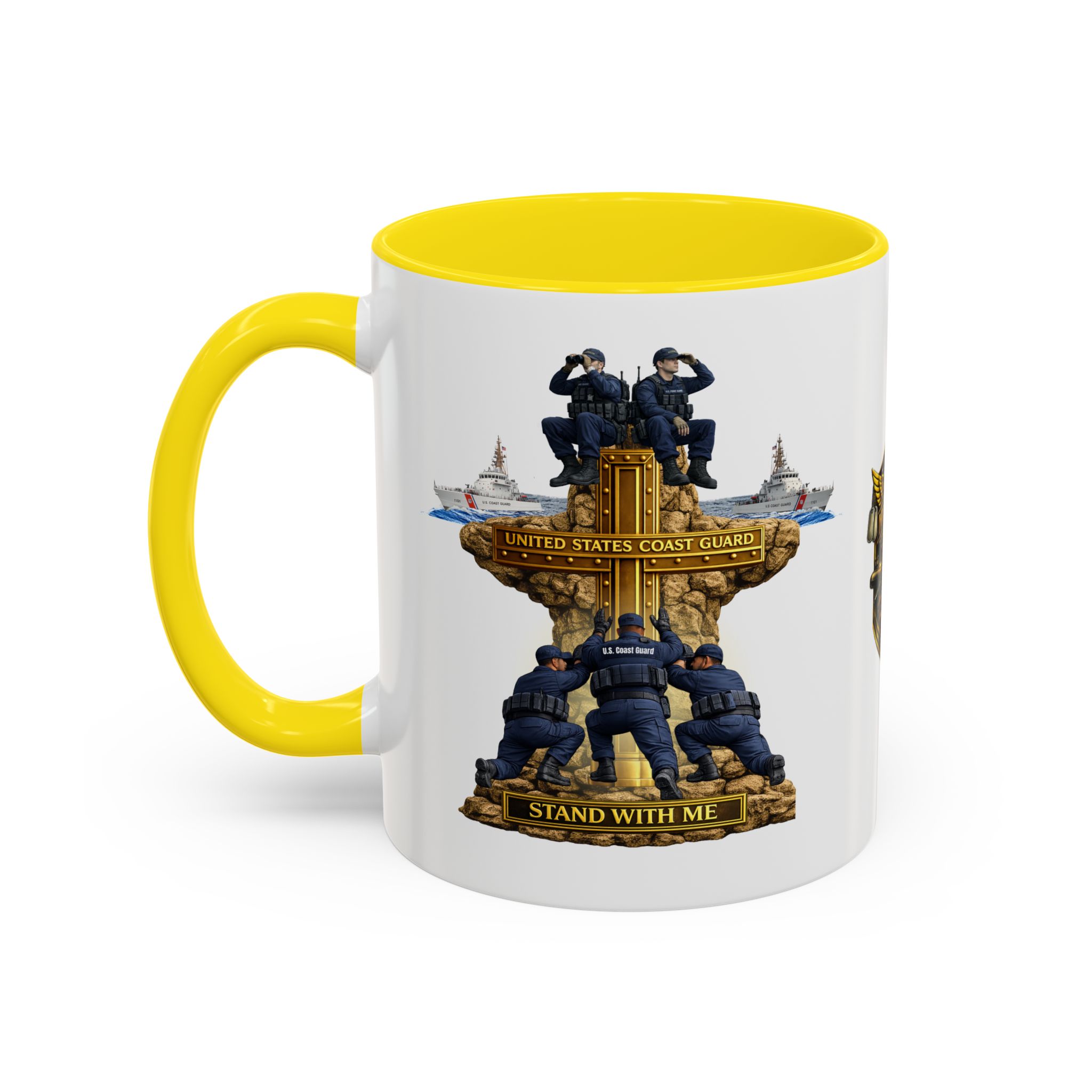 United States Coast Guard Mug | Militar-E Force Stand With Me Military Coffee Mug - Image 68