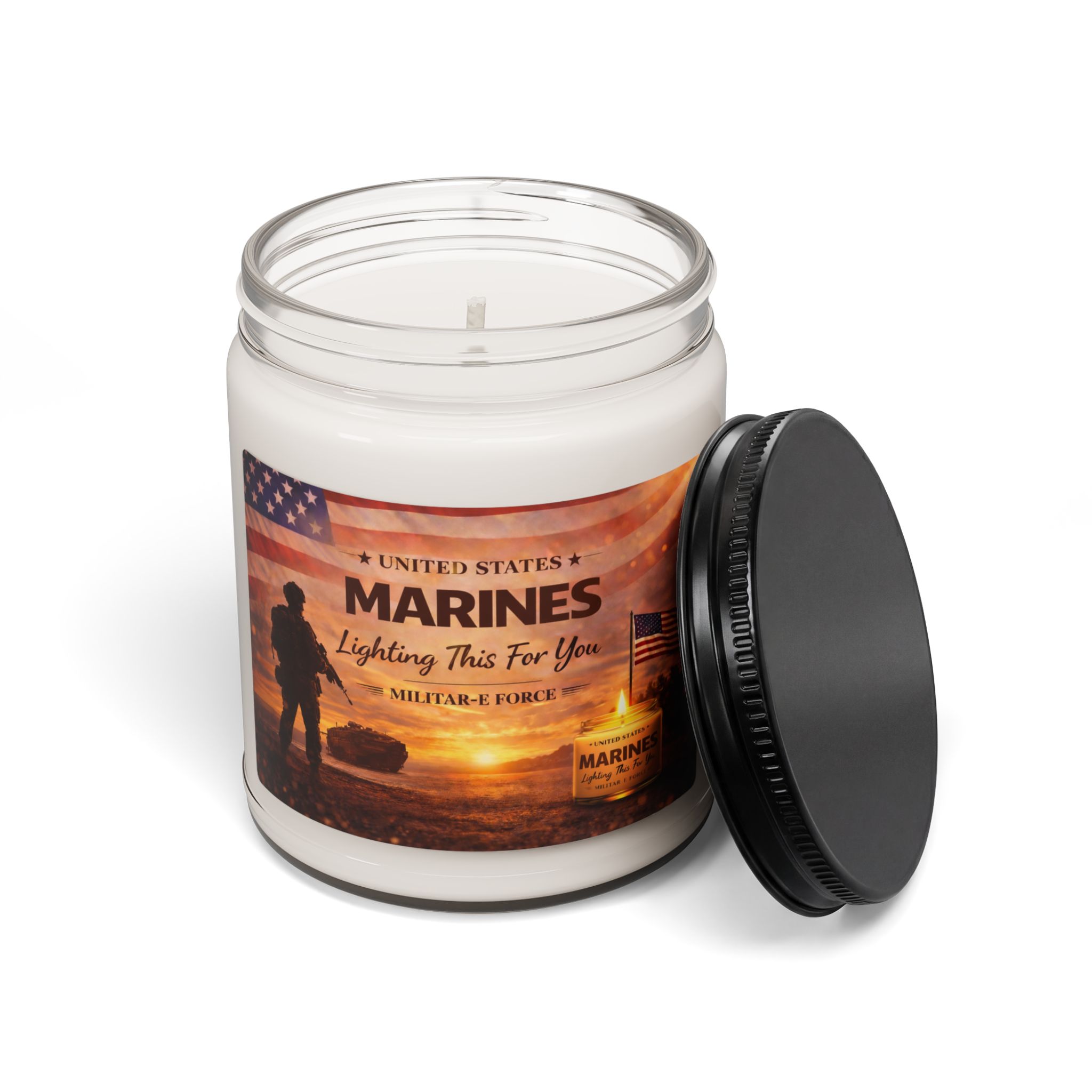 United States Marines Soy Candle | Militar-E Force Military Candle - Image 7