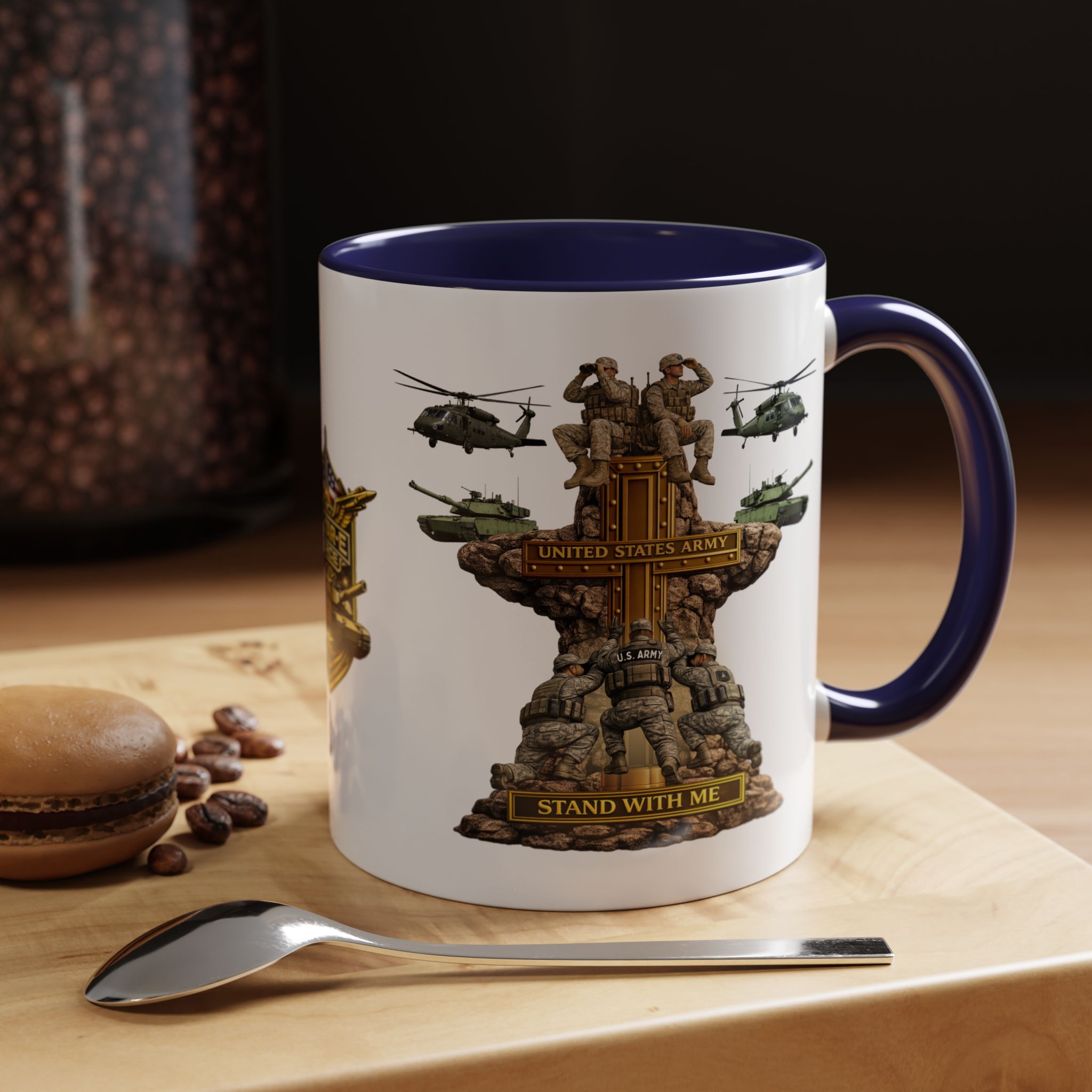 United States Army Mug | Militar-E Force Stand With Me Military Coffee Mug - Image 28