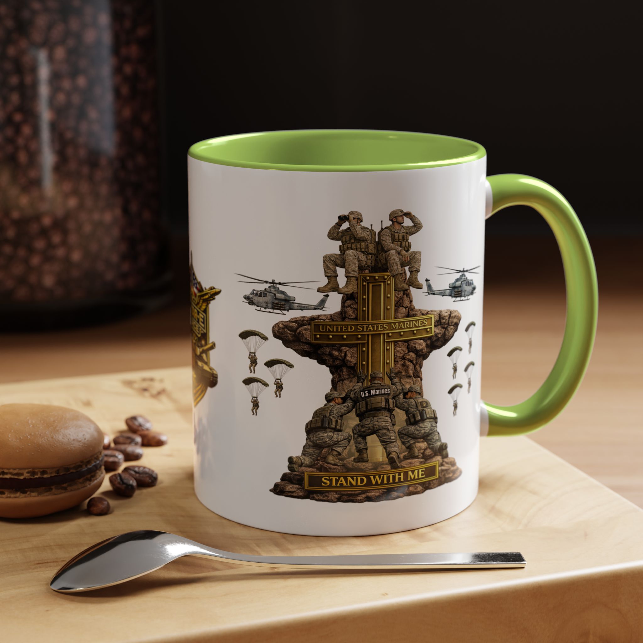 United States Marines Mug | Militar-E Force Stand With Me Military Coffee Mug - Image 55