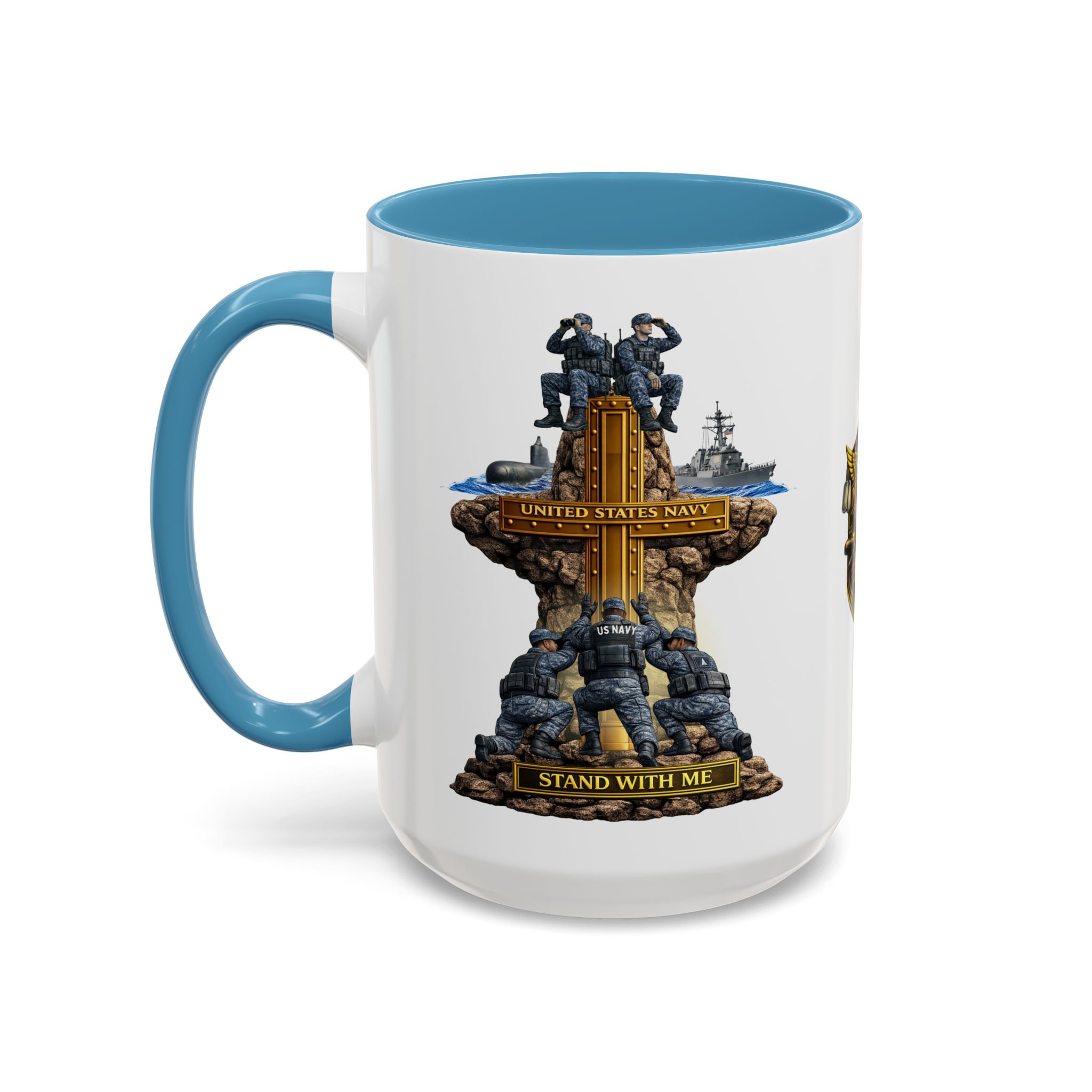 United States Navy Mug | Militar-E Force Stand With Me Military Coffee Mug - Image 53