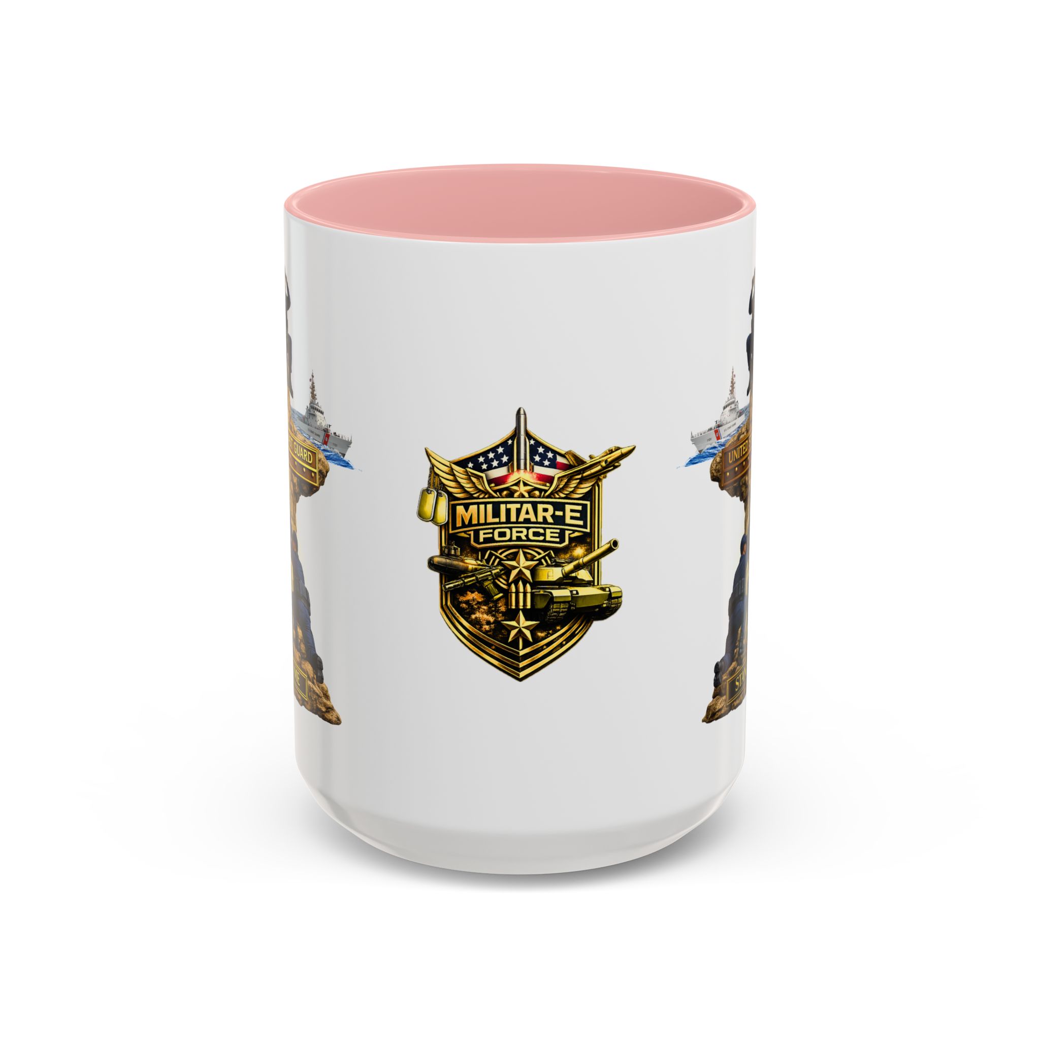 United States Coast Guard Mug | Militar-E Force Stand With Me Military Coffee Mug - Image 26