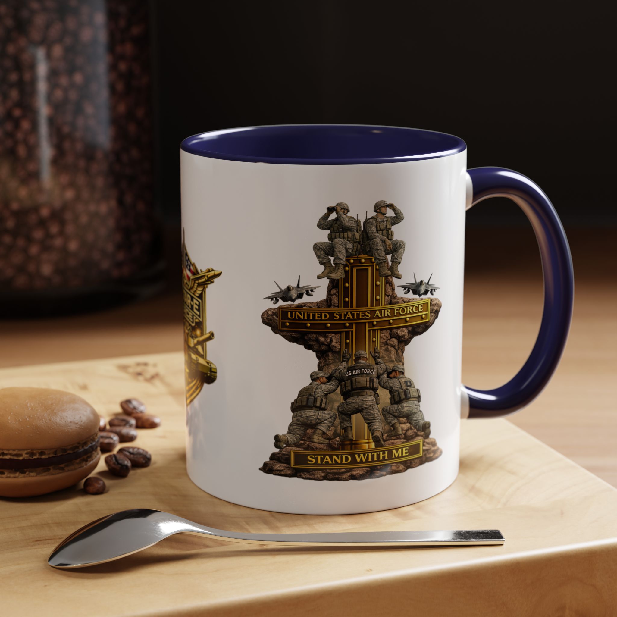 United States Air Force Mug | Militar-E Force Stand With Me Military Coffee Mug - Image 10