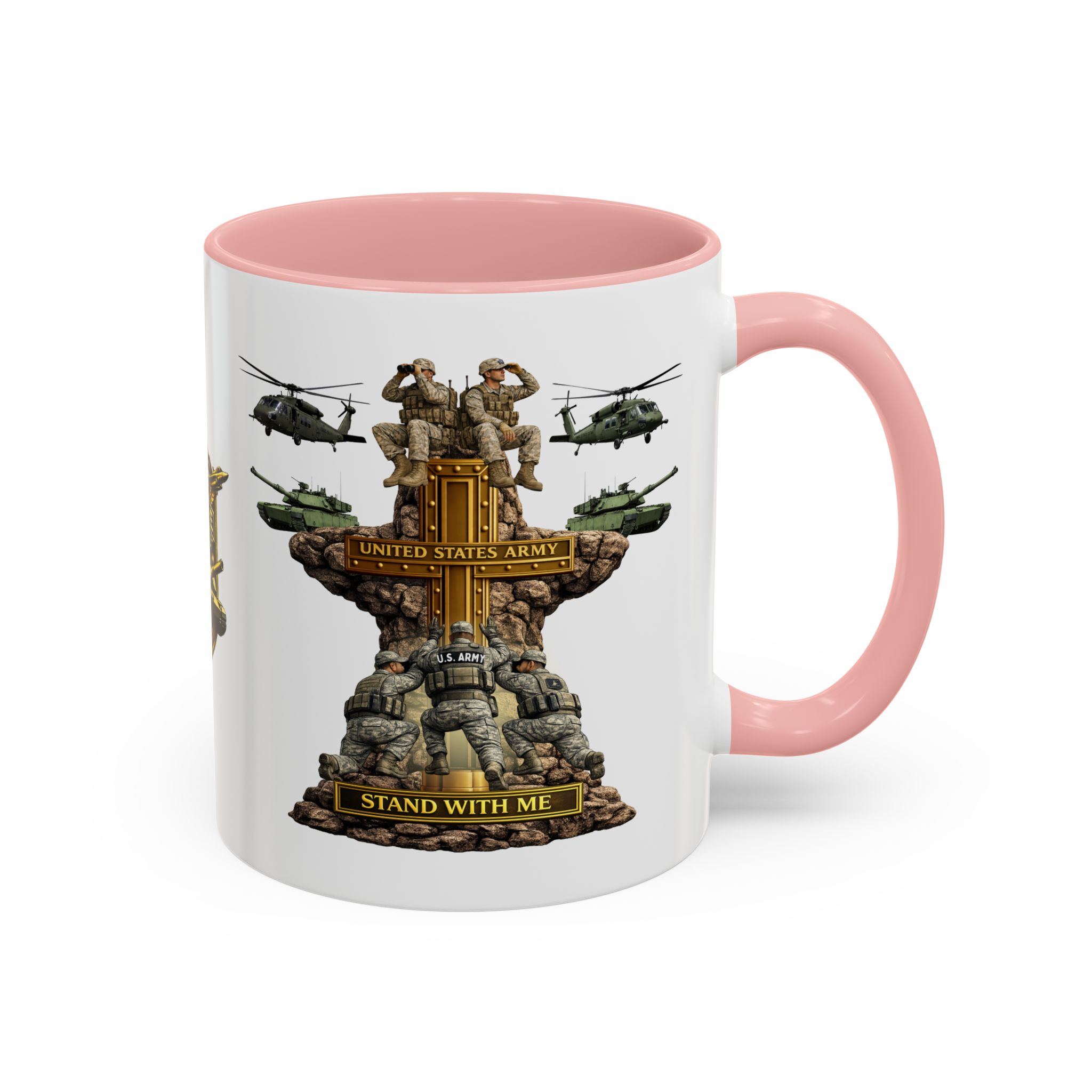 United States Army Mug | Militar-E Force Stand With Me Military Coffee Mug - Image 7