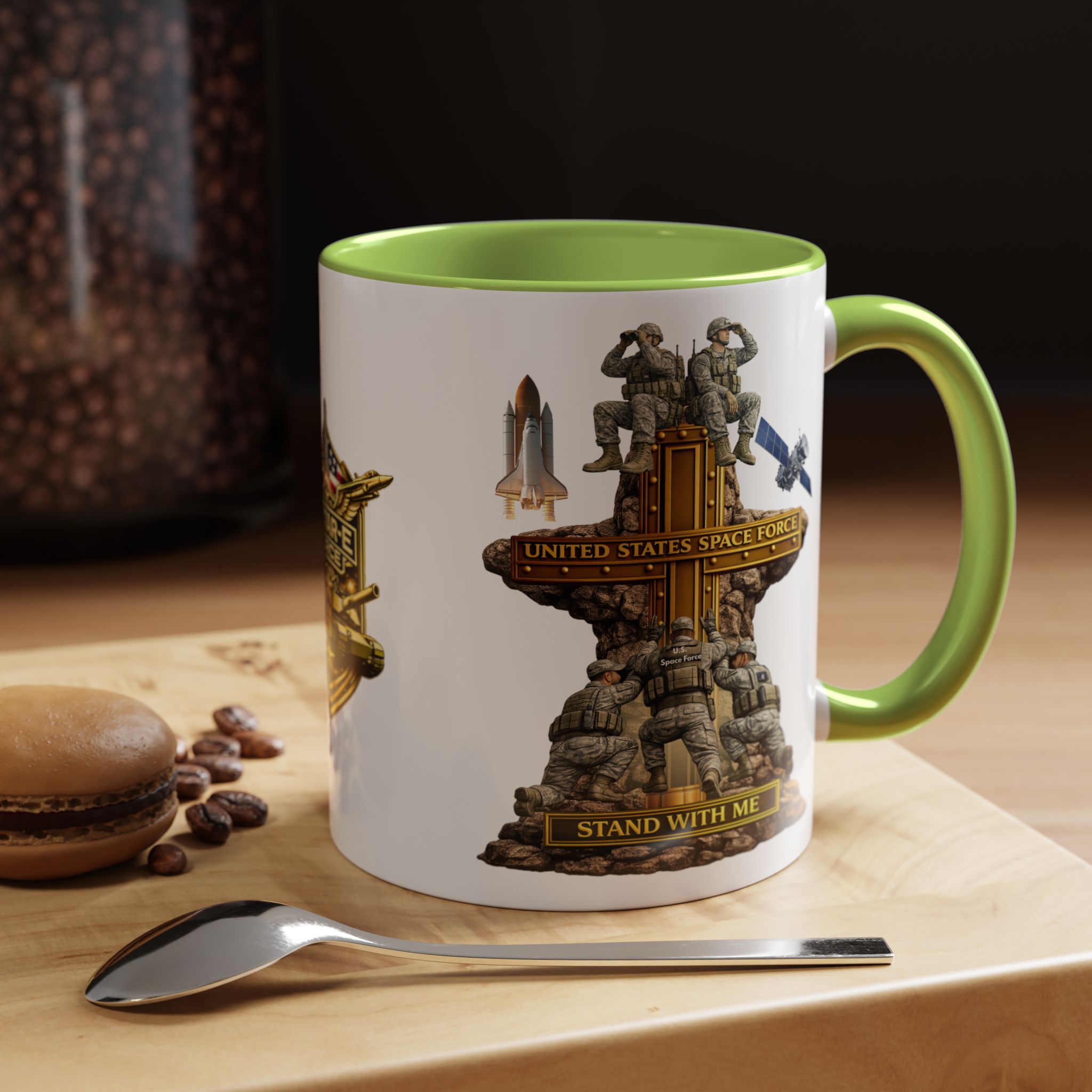United States Space Force Mug | Militar-E Force Stand With Me Military Coffee Mug - Image 55