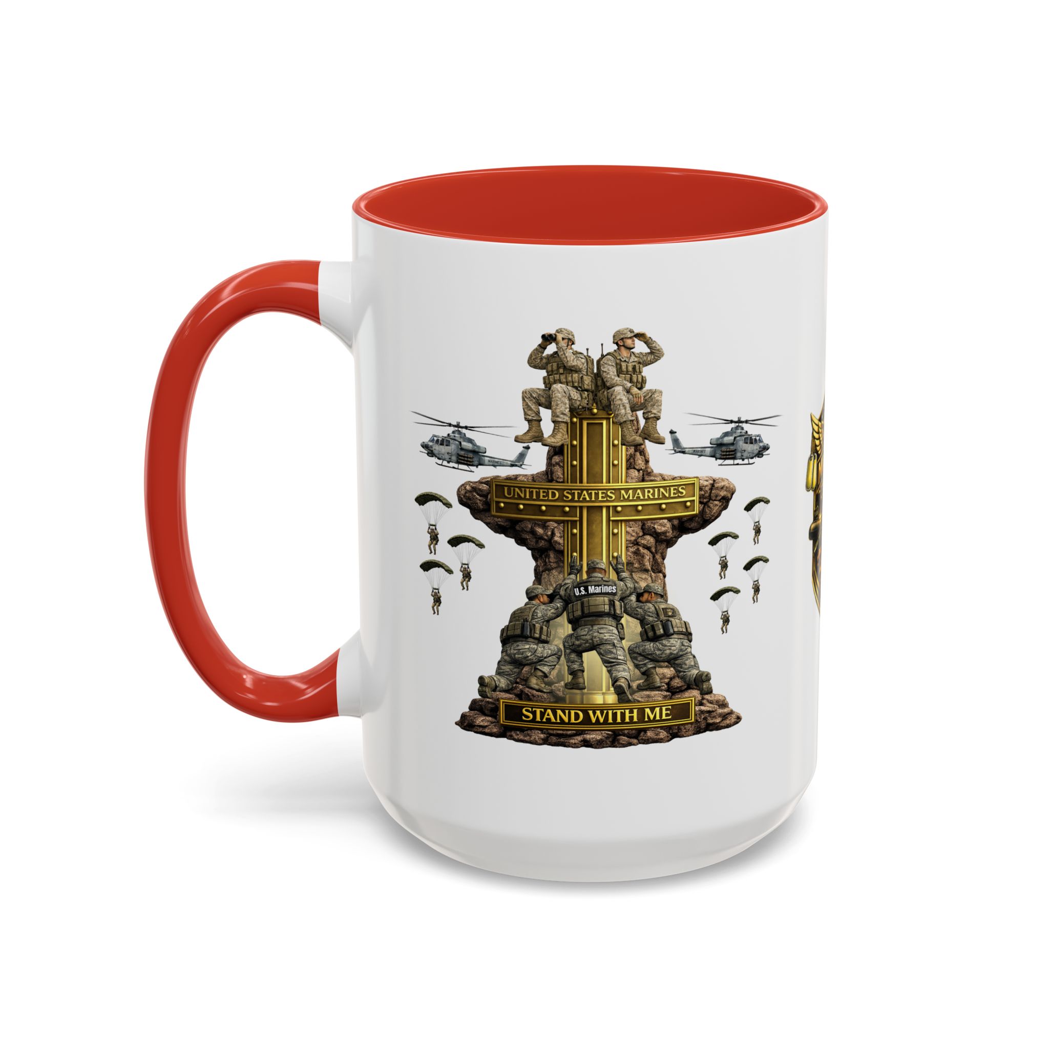 United States Marines Mug | Militar-E Force Stand With Me Military Coffee Mug - Image 33