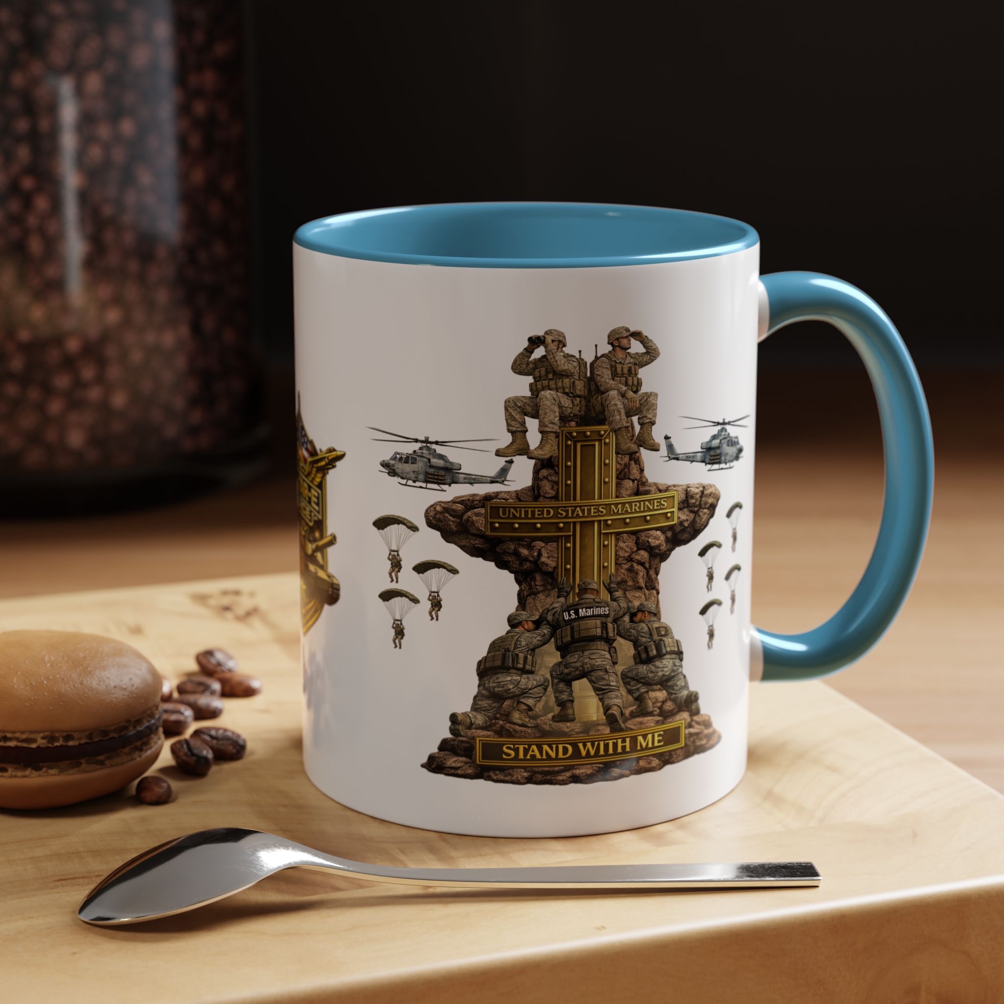 United States Marines Mug | Militar-E Force Stand With Me Military Coffee Mug - Image 60