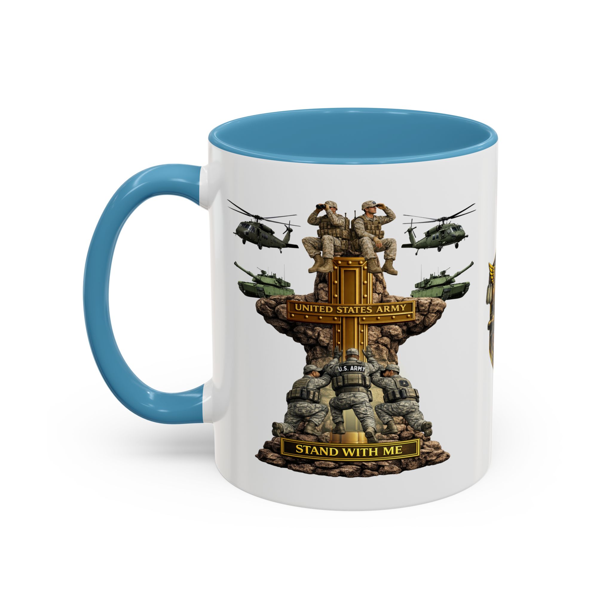 United States Army Mug | Militar-E Force Stand With Me Military Coffee Mug - Image 60