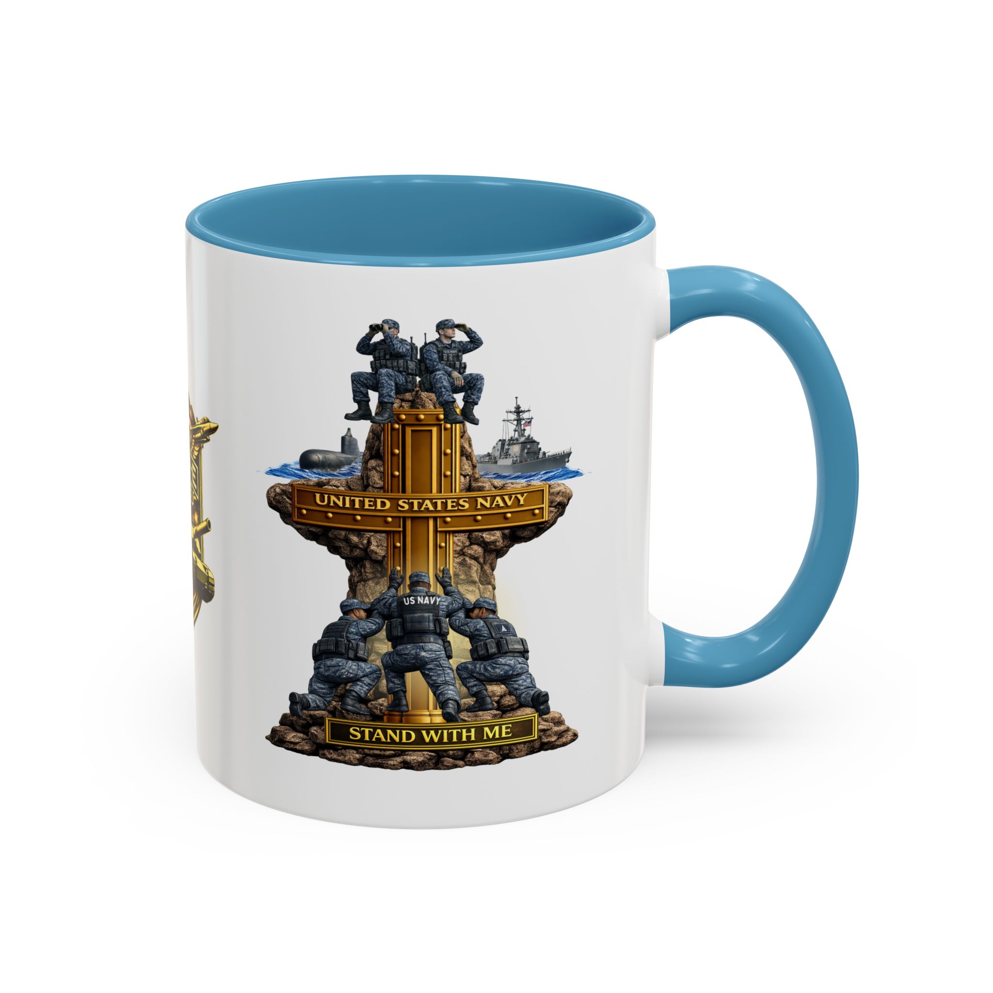 United States Navy Mug | Militar-E Force Stand With Me Military Coffee Mug - Image 57
