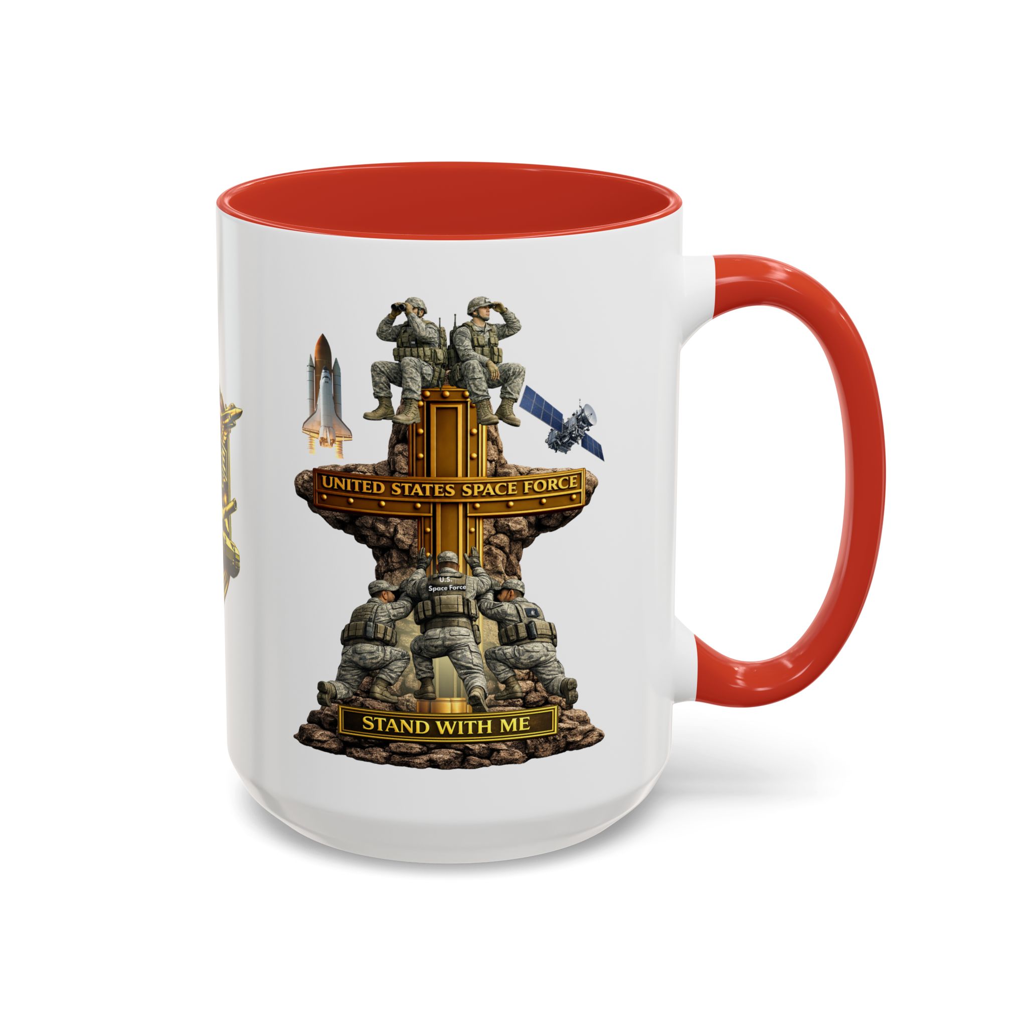 United States Space Force Mug | Militar-E Force Stand With Me Military Coffee Mug - Image 32