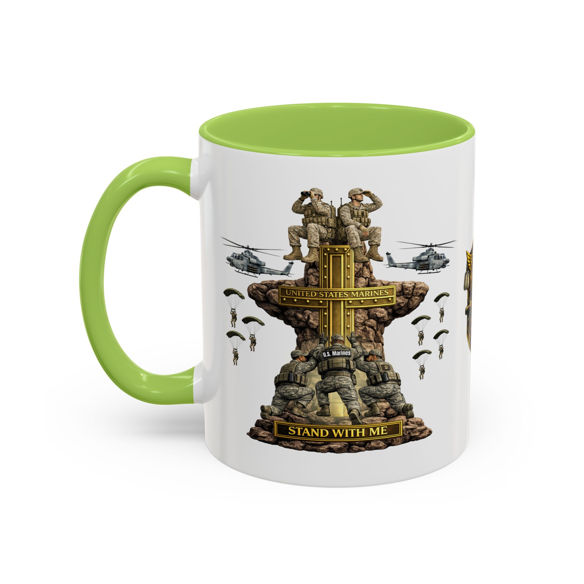 United States Marines Mug | Militar-E Force Stand With Me Military Coffee Mug - Image 53