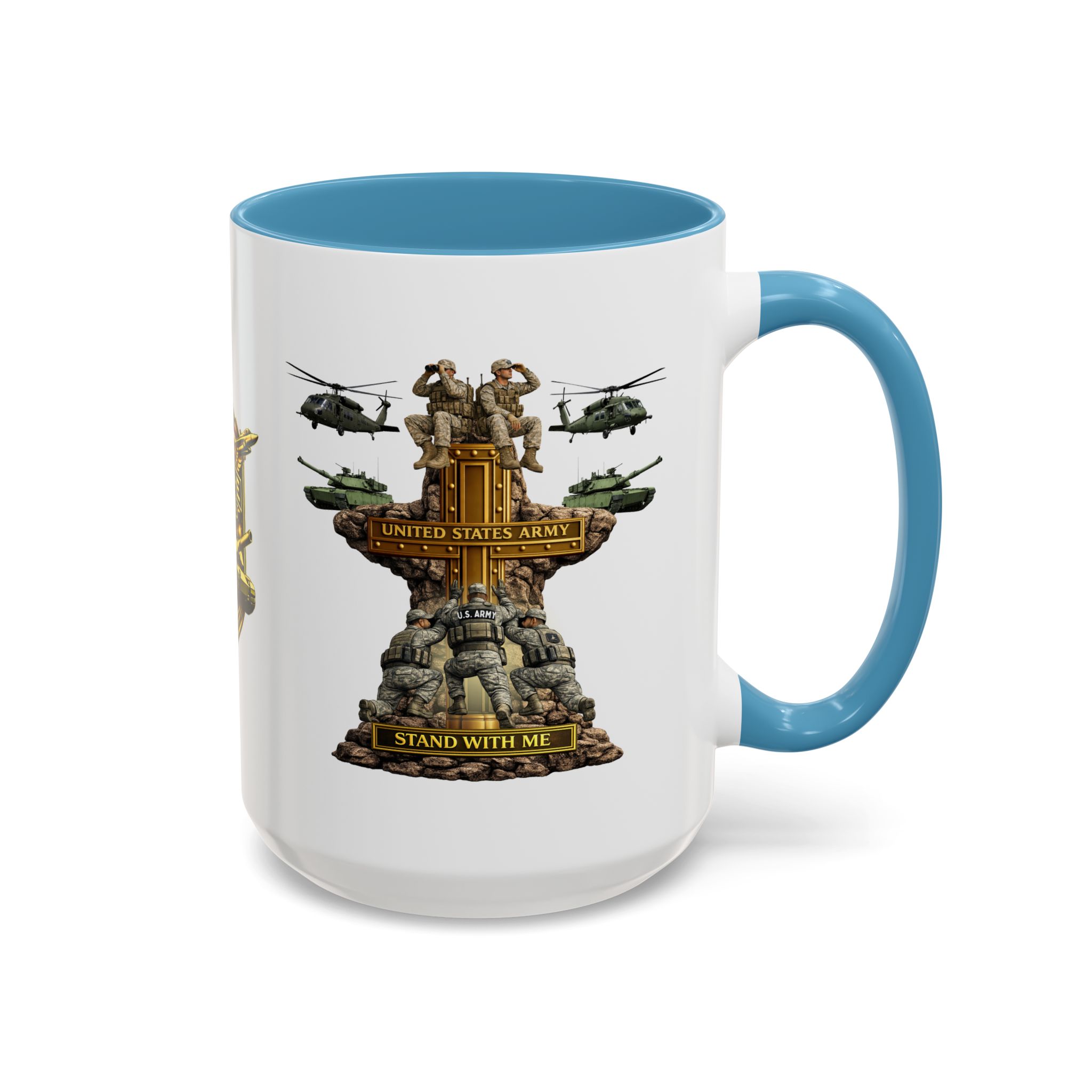 United States Army Mug | Militar-E Force Stand With Me Military Coffee Mug - Image 49