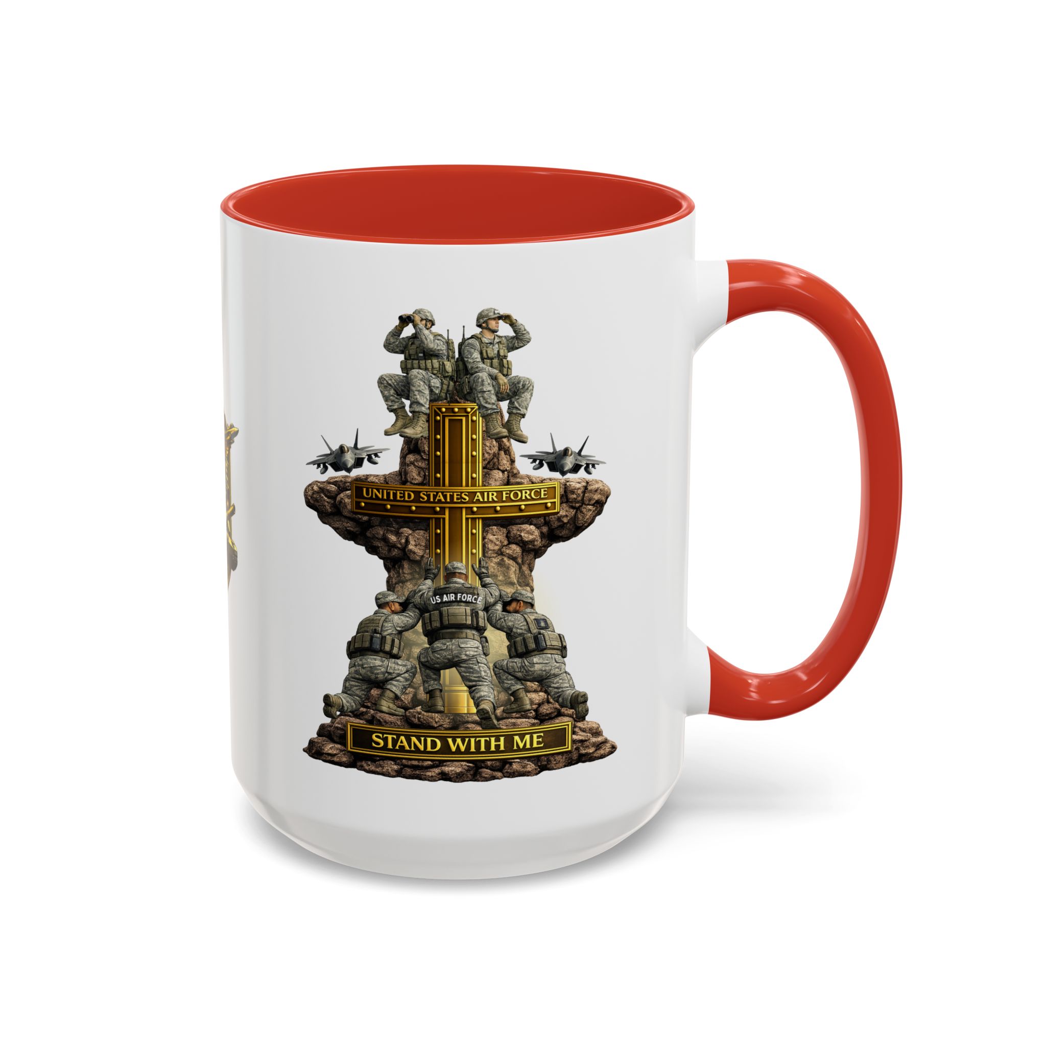 United States Air Force Mug | Militar-E Force Stand With Me Military Coffee Mug - Image 32