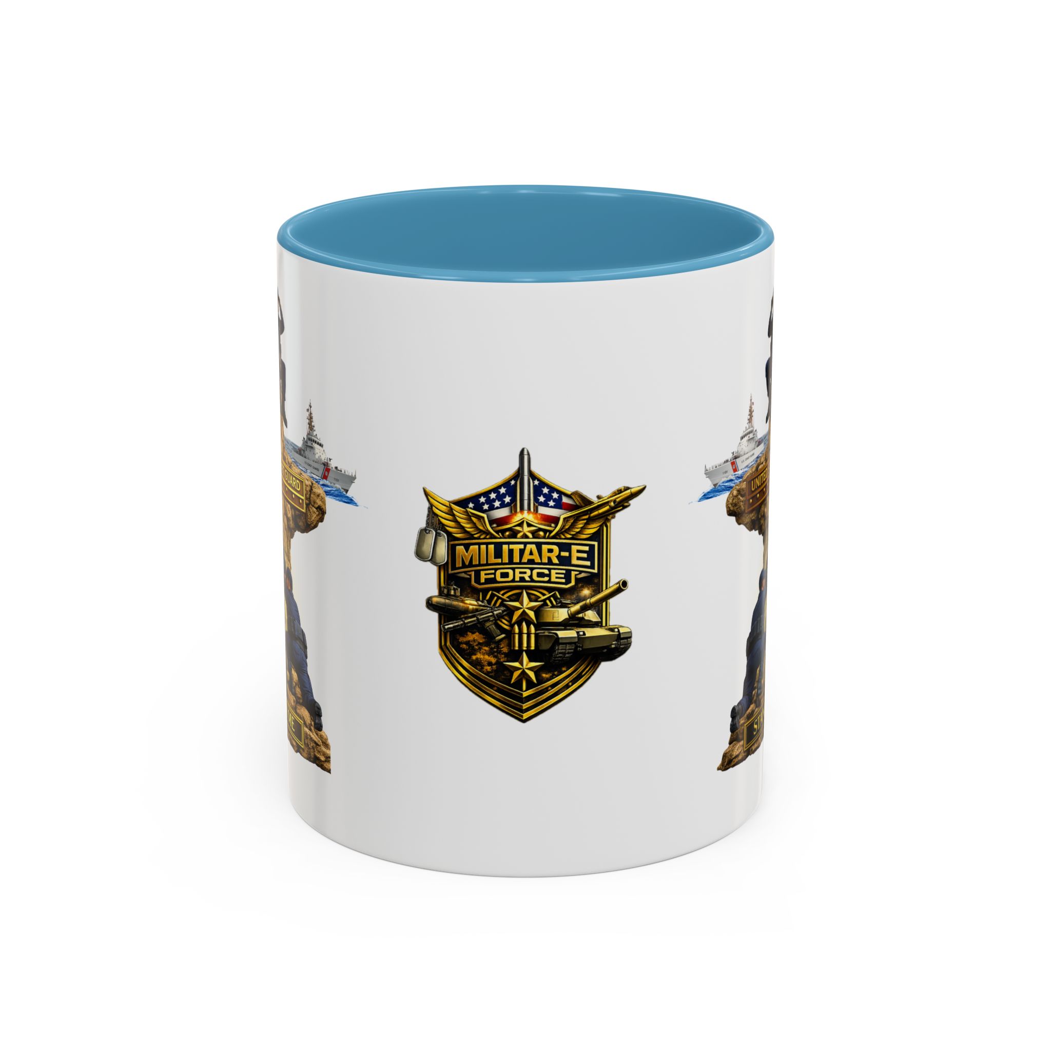 United States Coast Guard Mug | Militar-E Force Stand With Me Military Coffee Mug - Image 61