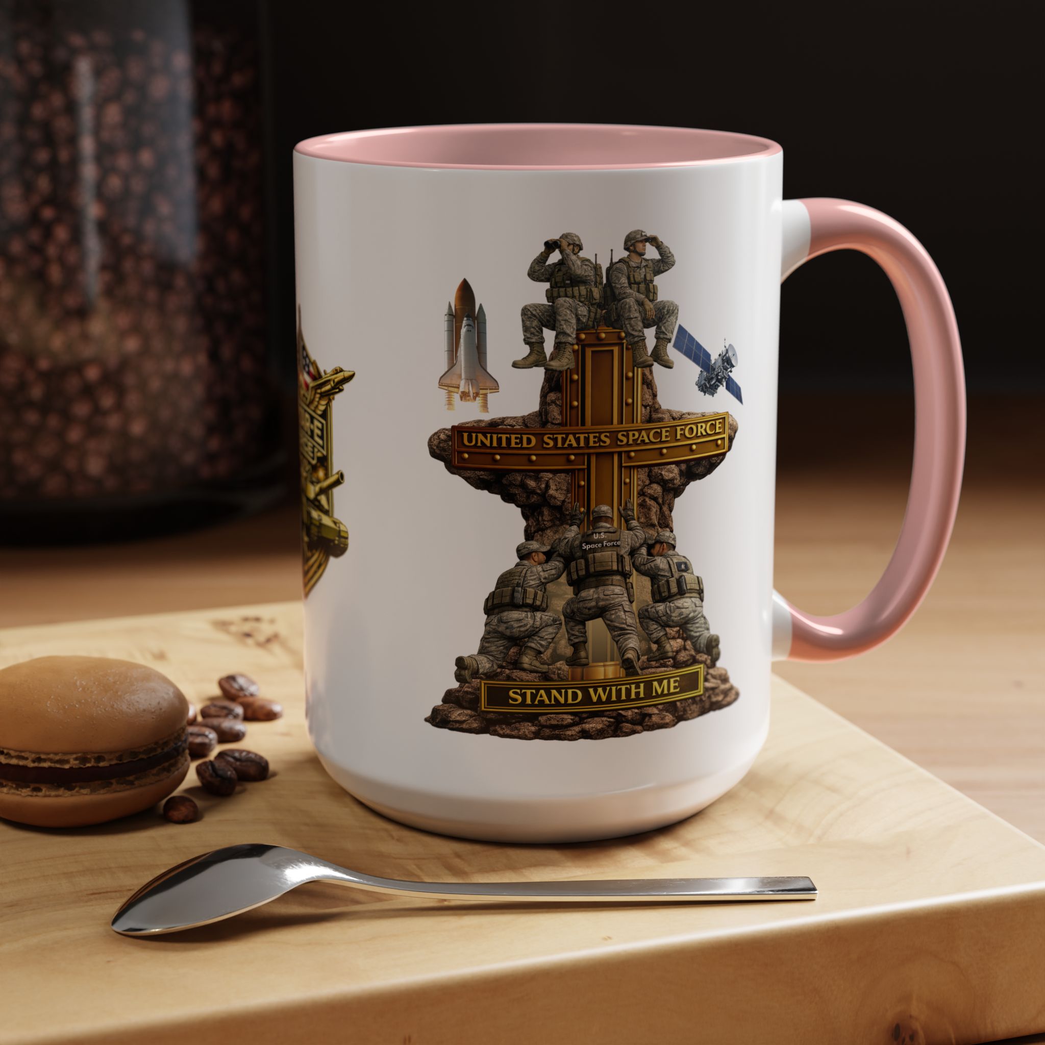 United States Space Force Mug | Militar-E Force Stand With Me Military Coffee Mug - Image 30