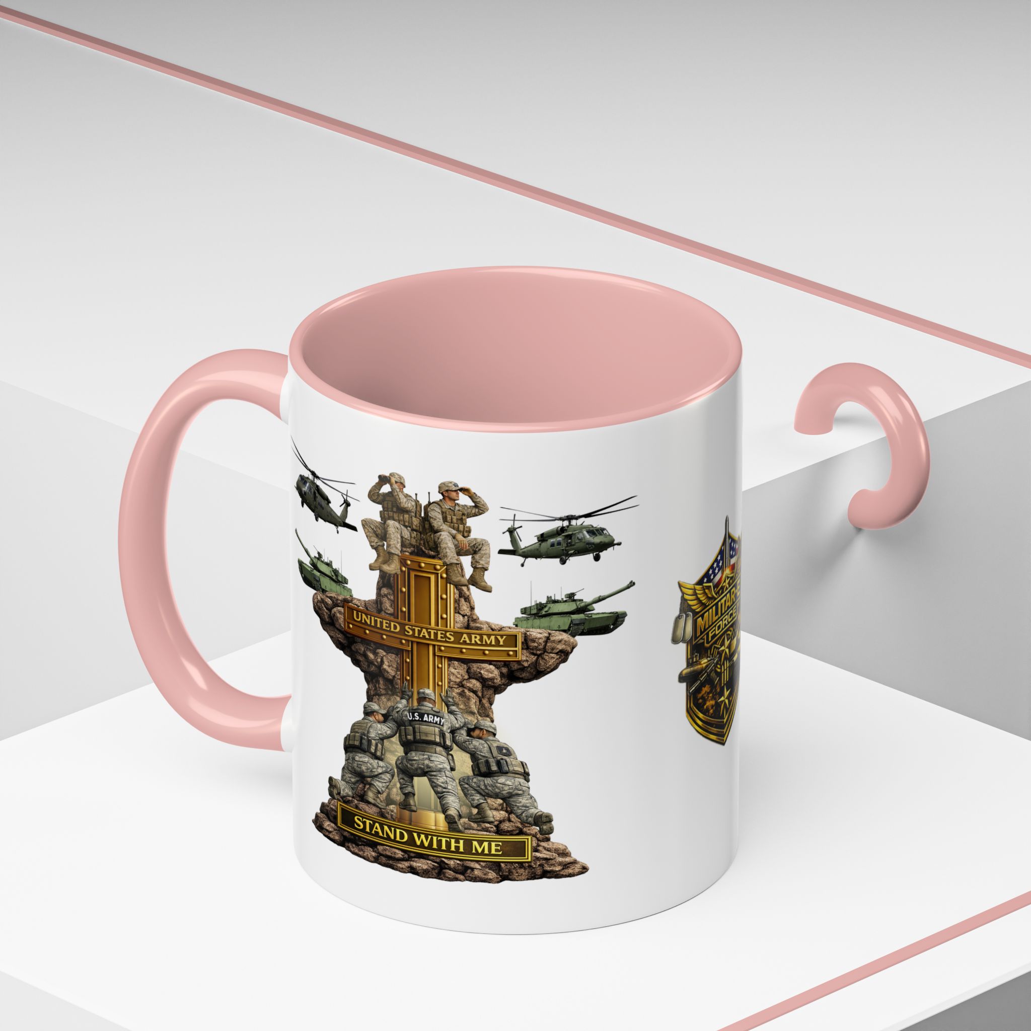United States Army Mug | Militar-E Force Stand With Me Military Coffee Mug - Image 9