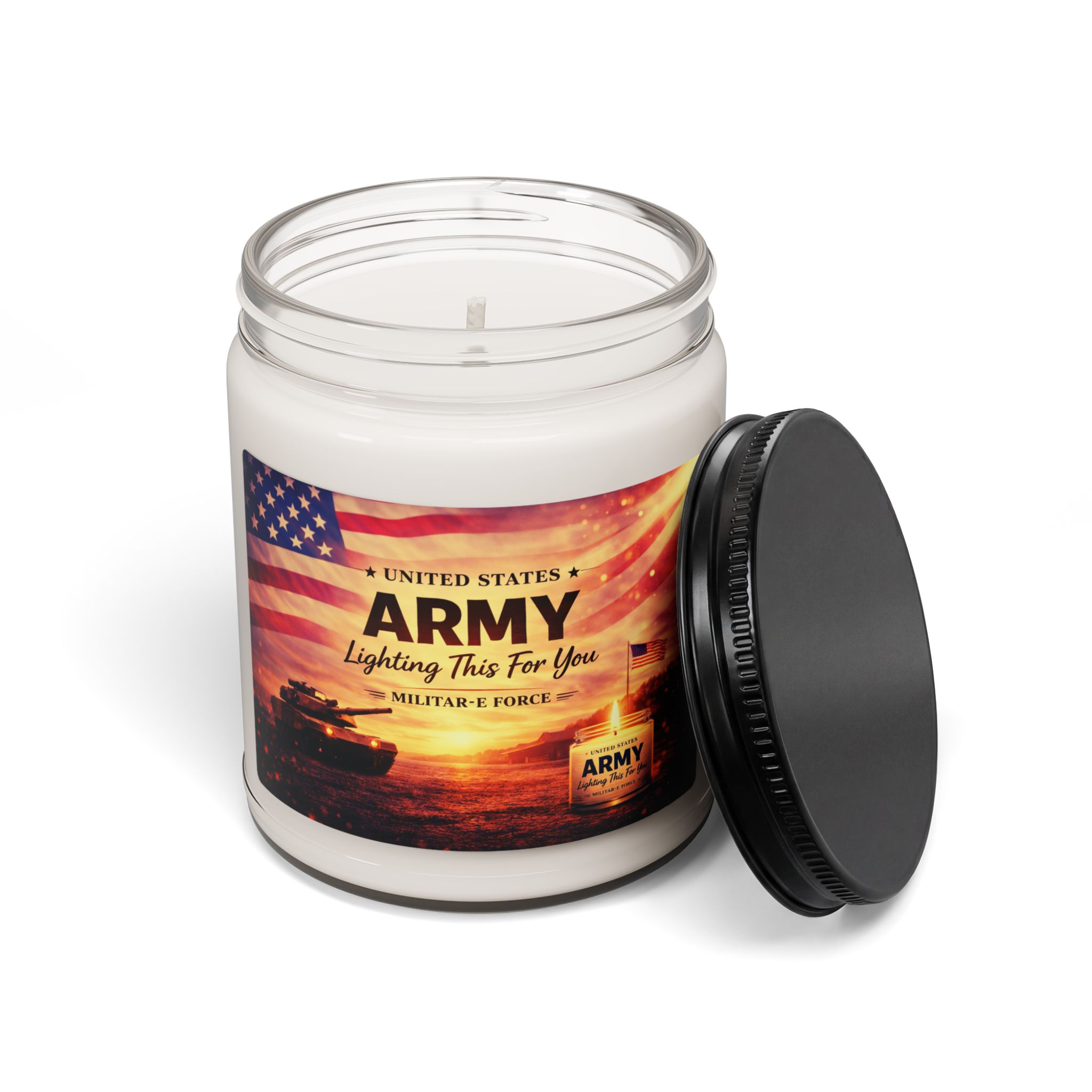 United States Army Soy Candle | Militar-E Force Military Candle - Image 12