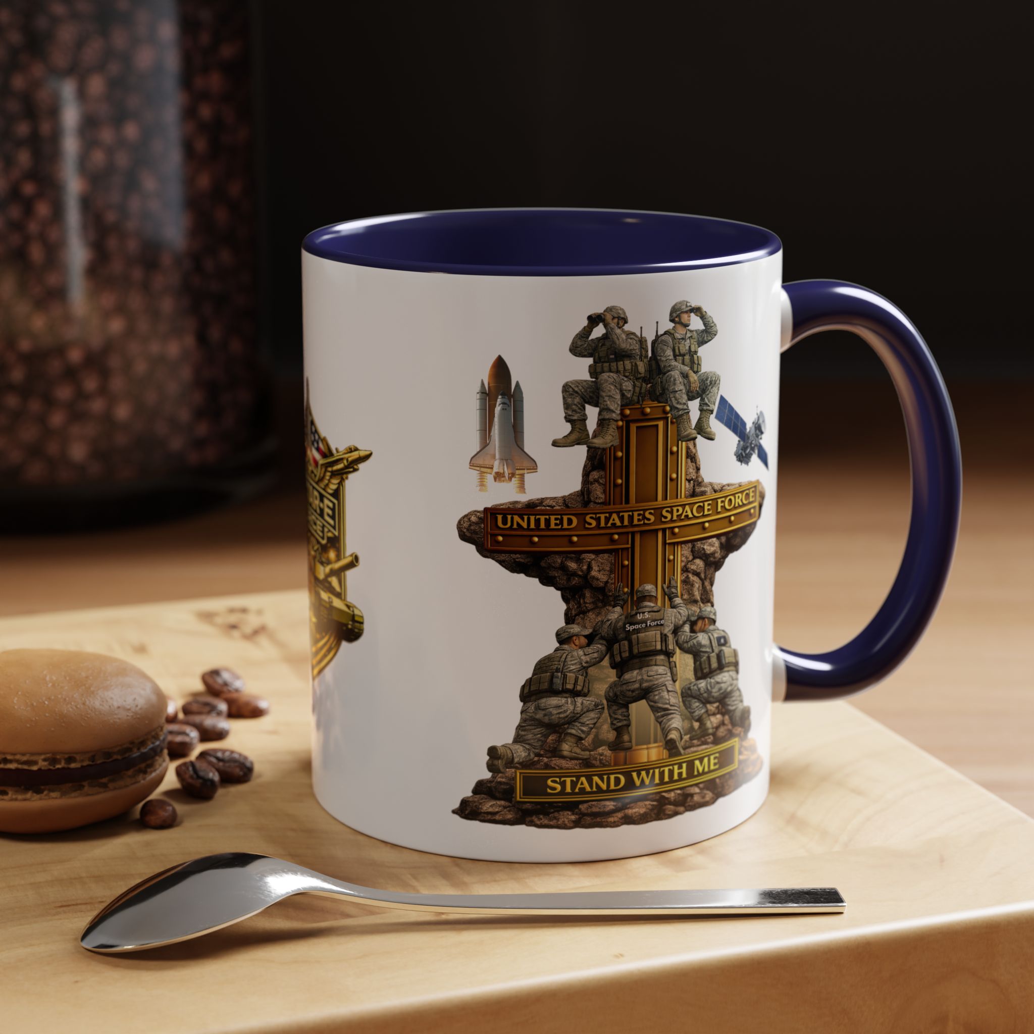 United States Space Force Mug | Militar-E Force Stand With Me Military Coffee Mug - Image 10