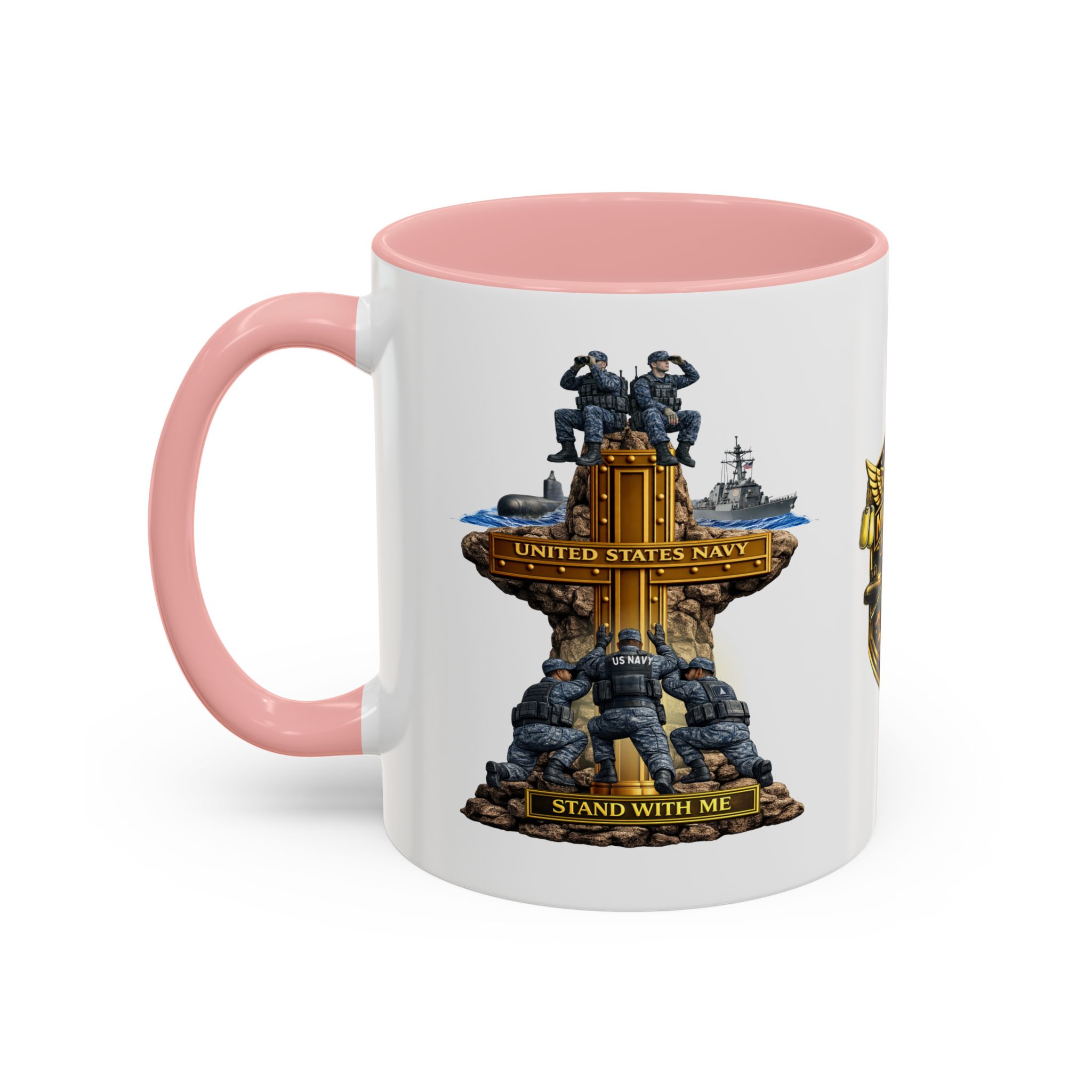 United States Navy Mug | Militar-E Force Stand With Me Military Coffee Mug - Image 13