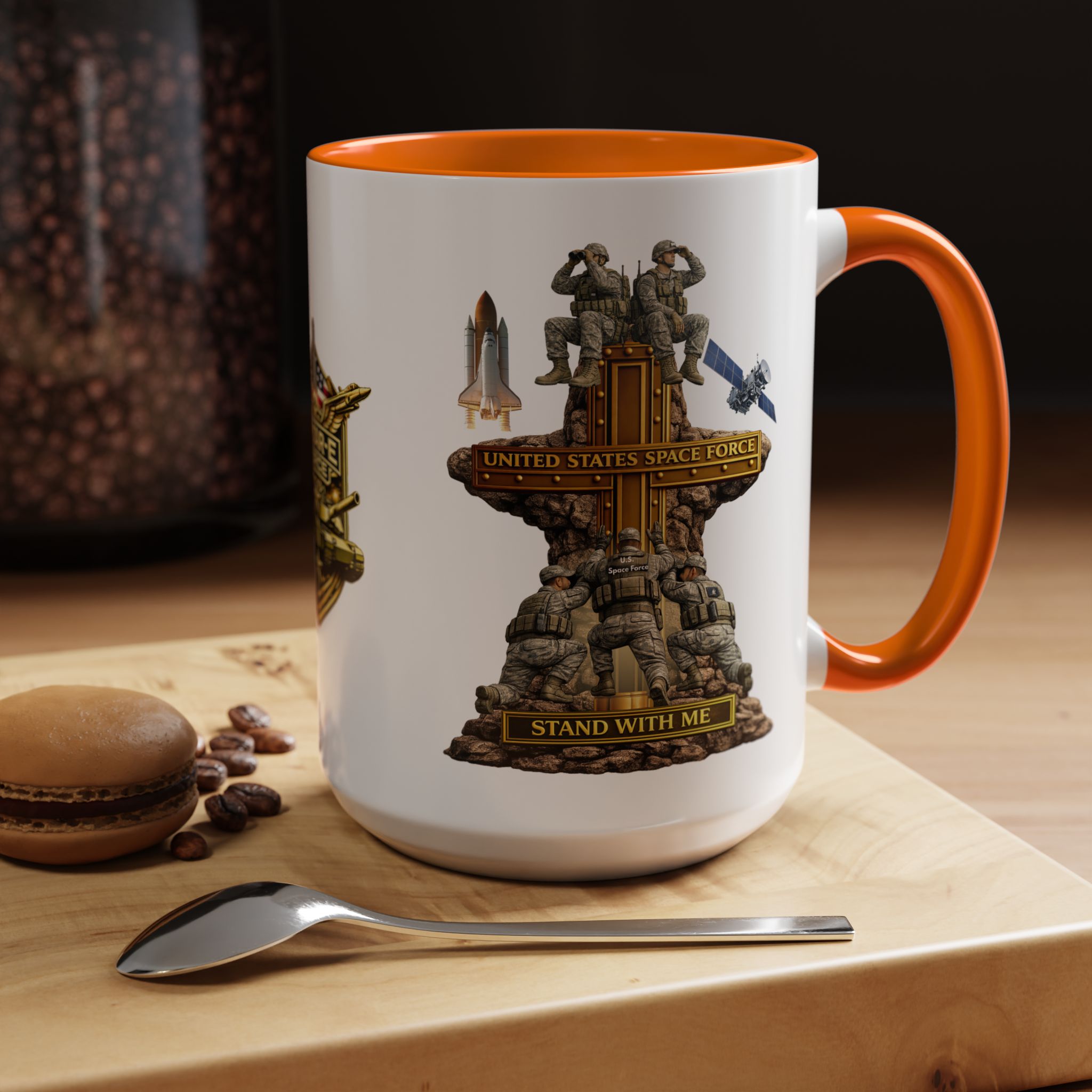 United States Space Force Mug | Militar-E Force Stand With Me Military Coffee Mug - Image 45