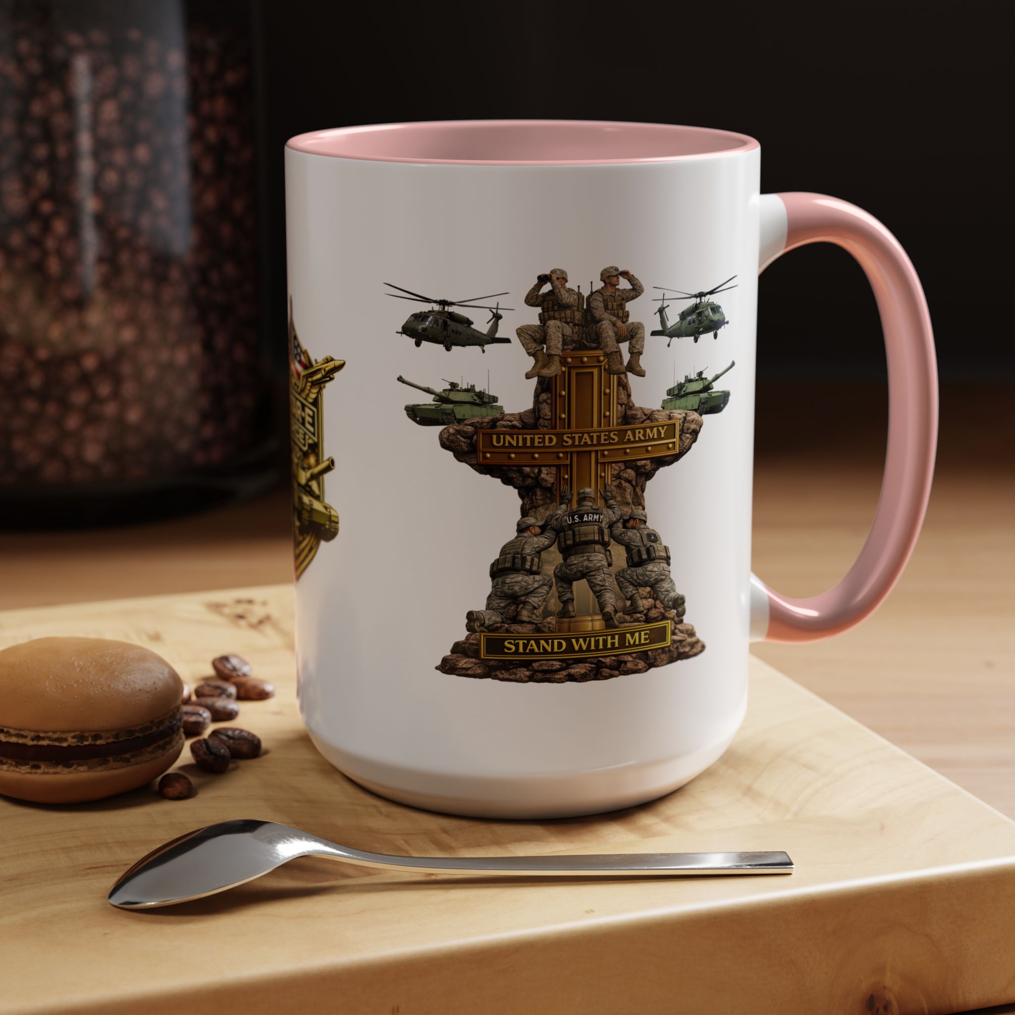 United States Army Mug | Militar-E Force Stand With Me Military Coffee Mug - Image 22