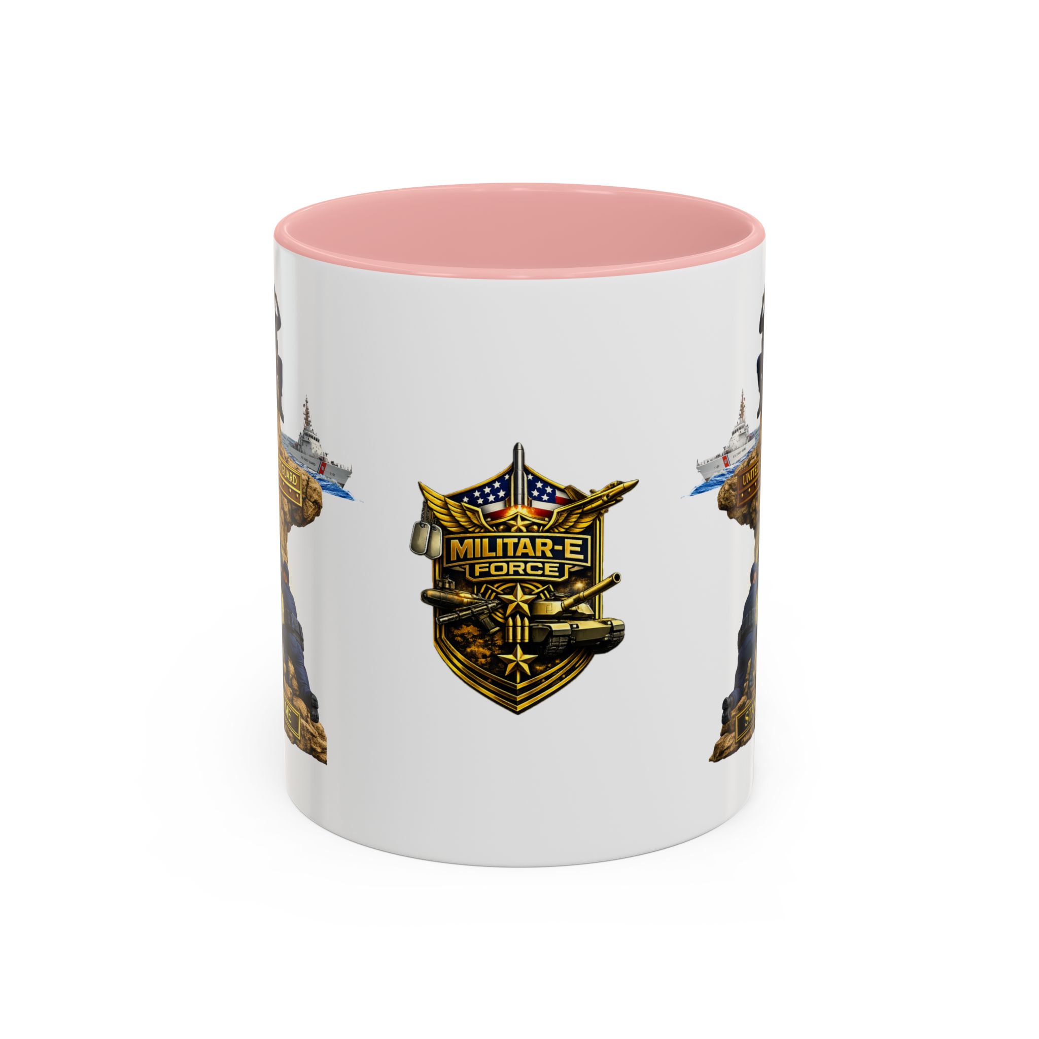 United States Coast Guard Mug | Militar-E Force Stand With Me Military Coffee Mug - Image 11