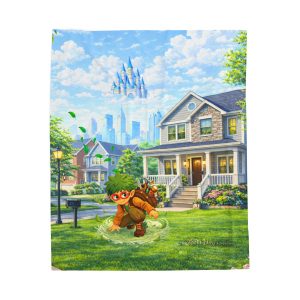 Tooth Fairy Backpack Buddy Velveteen Plush Throw Blanket | Fair-E Blanket