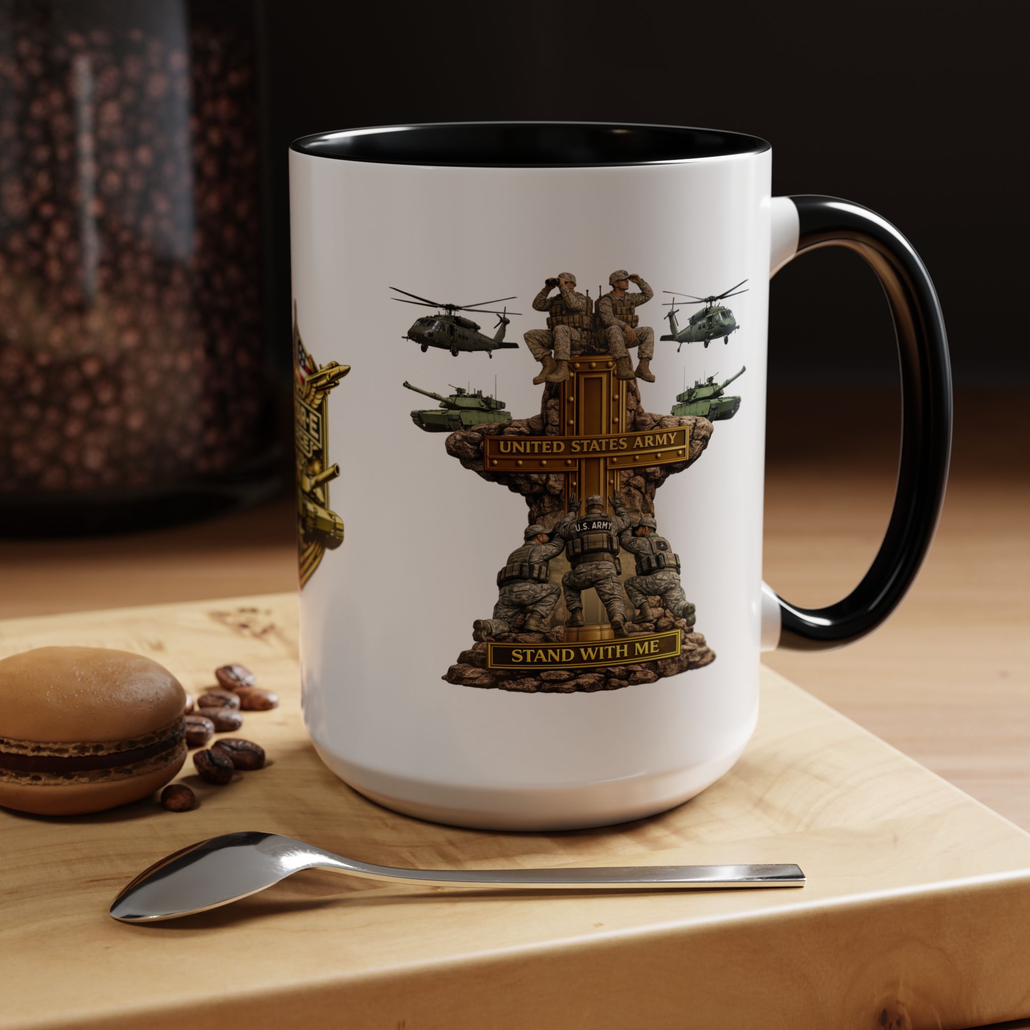 United States Army Mug | Militar-E Force Stand With Me Military Coffee Mug - Image 33
