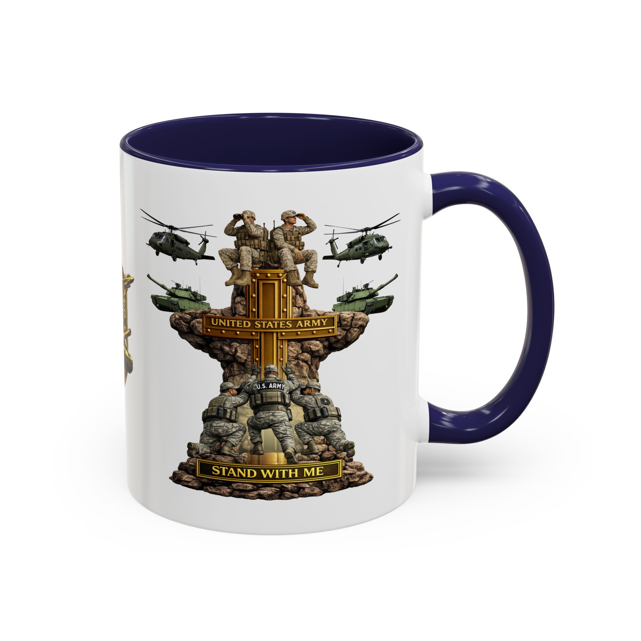 United States Army Mug | Militar-E Force Stand With Me Military Coffee Mug - Image 29
