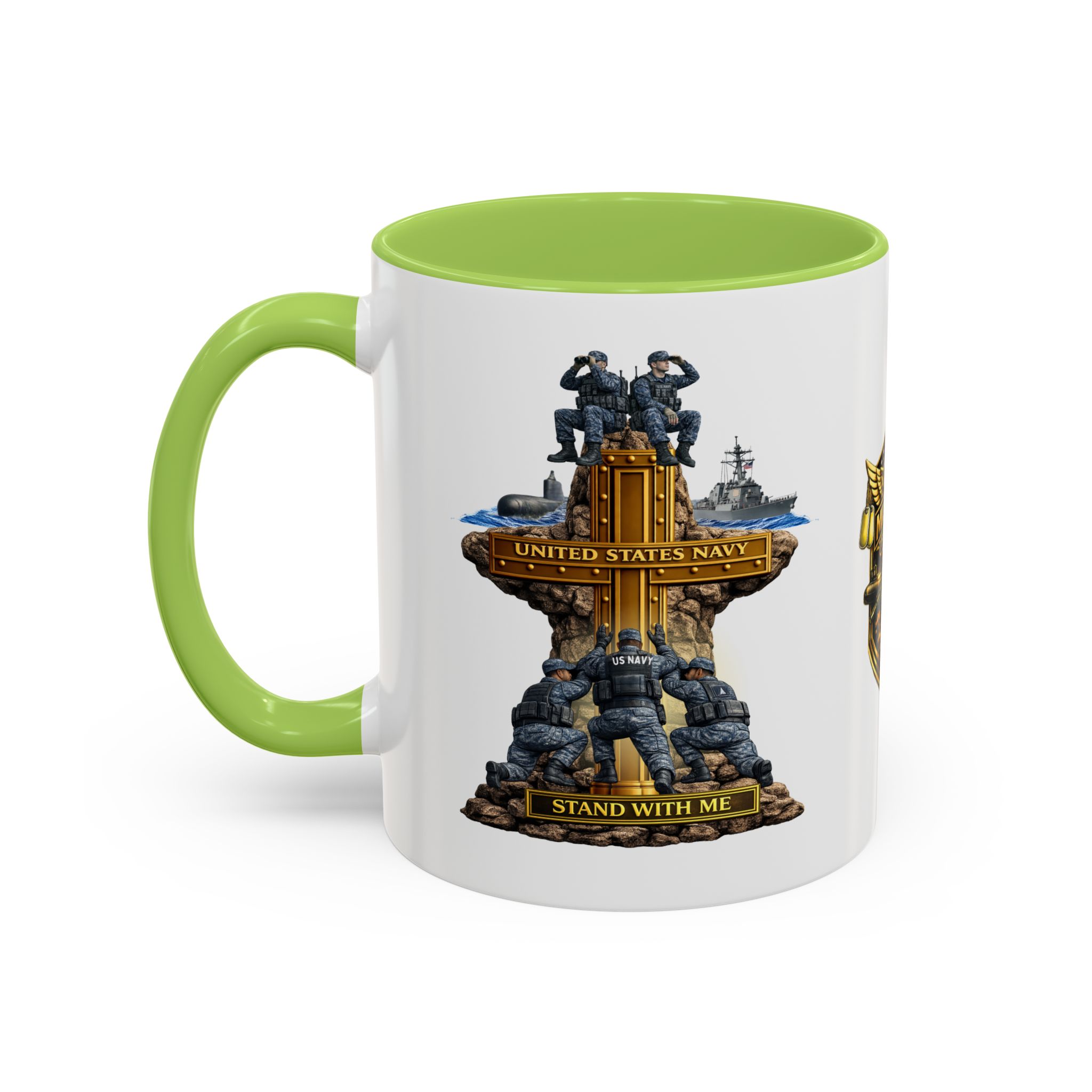 United States Navy Mug | Militar-E Force Stand With Me Military Coffee Mug - Image 43