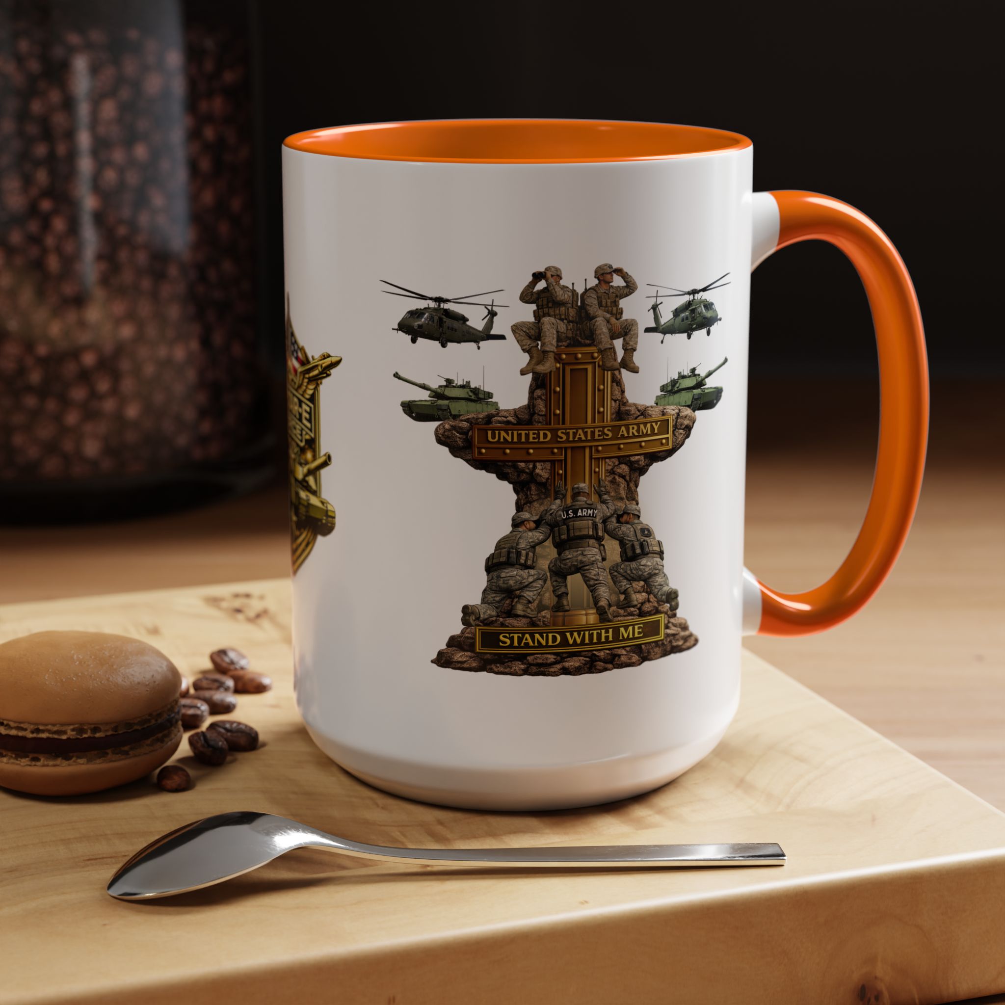 United States Army Mug | Militar-E Force Stand With Me Military Coffee Mug - Image 27