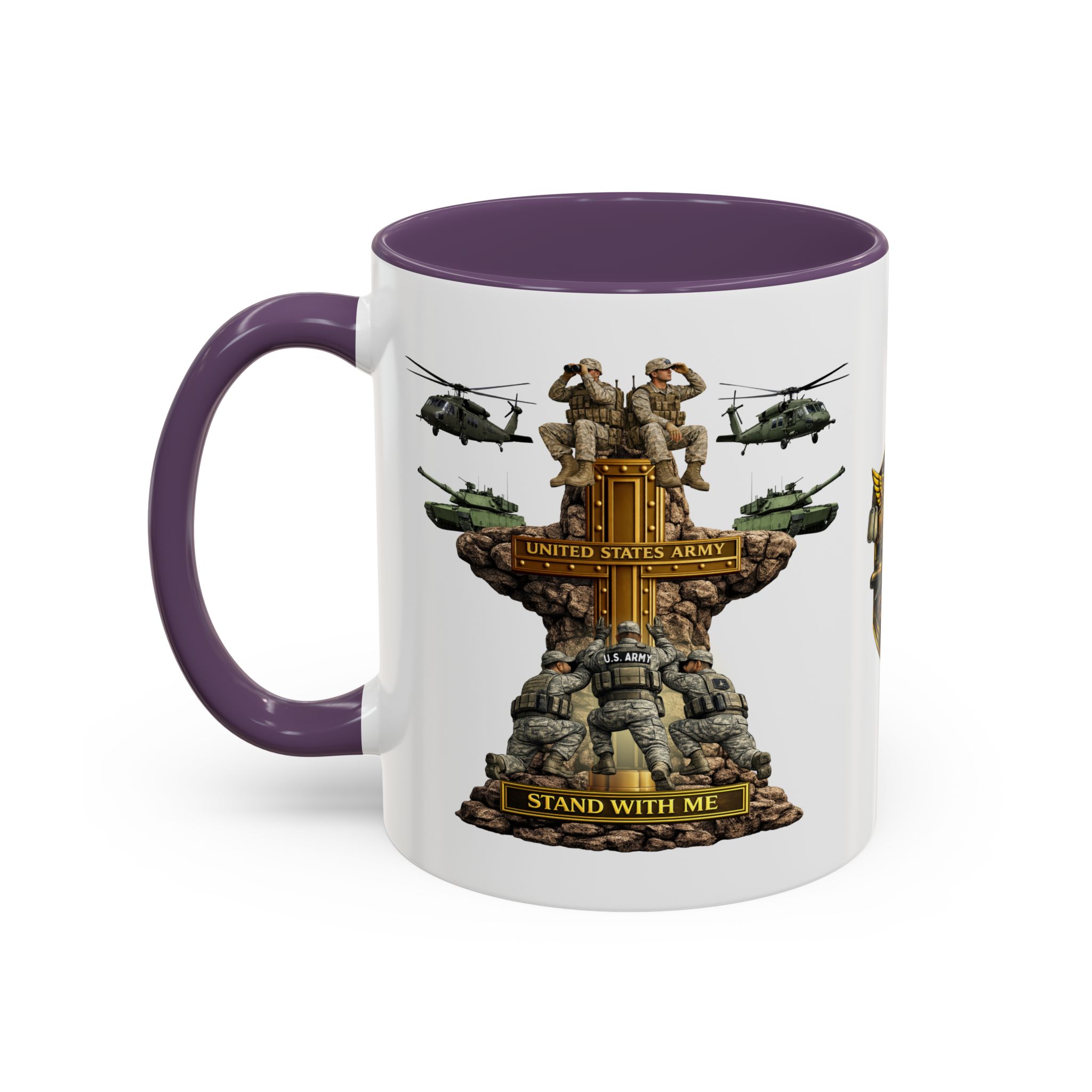 United States Army Mug | Militar-E Force Stand With Me Military Coffee Mug - Image 65