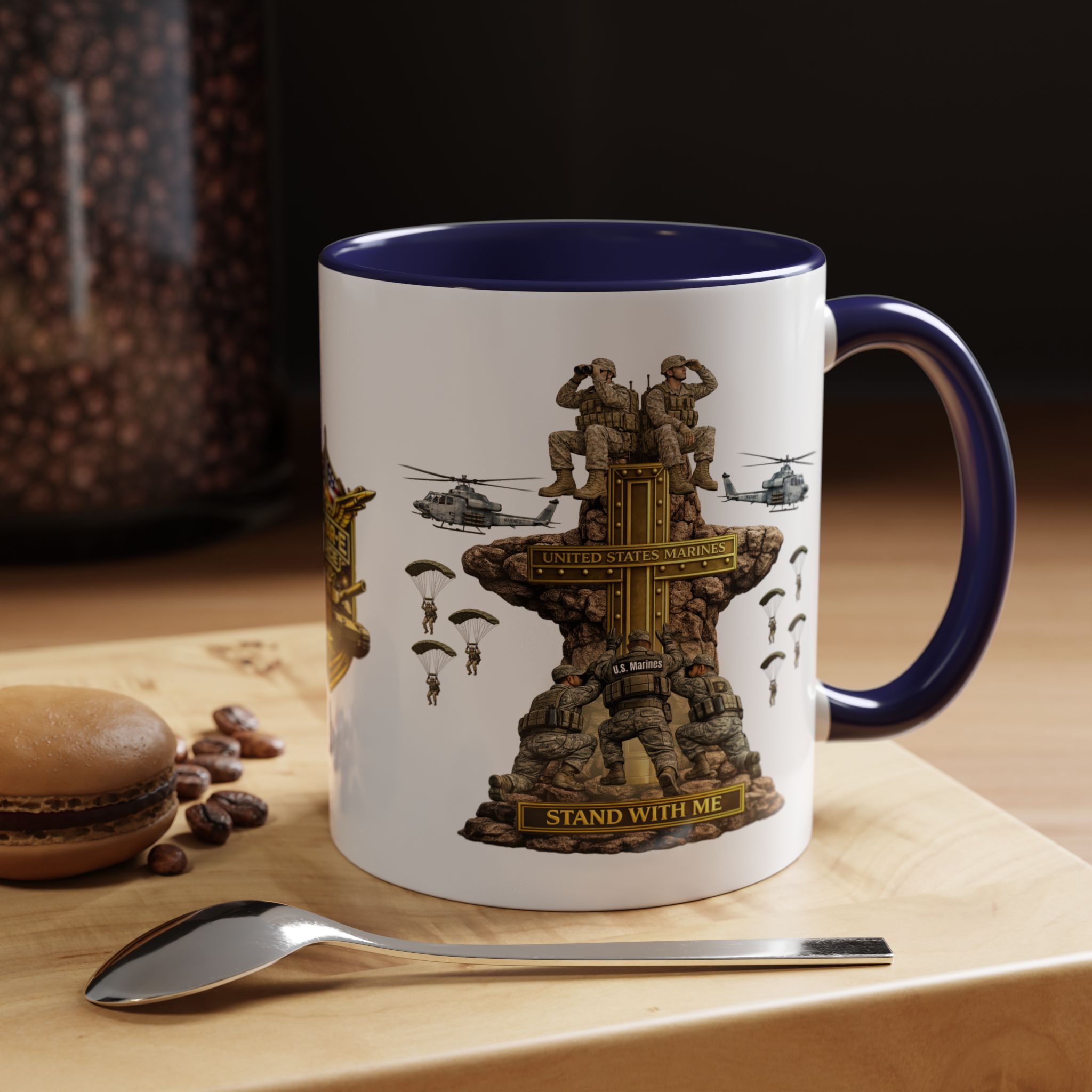 United States Marines Mug | Militar-E Force Stand With Me Military Coffee Mug - Image 10