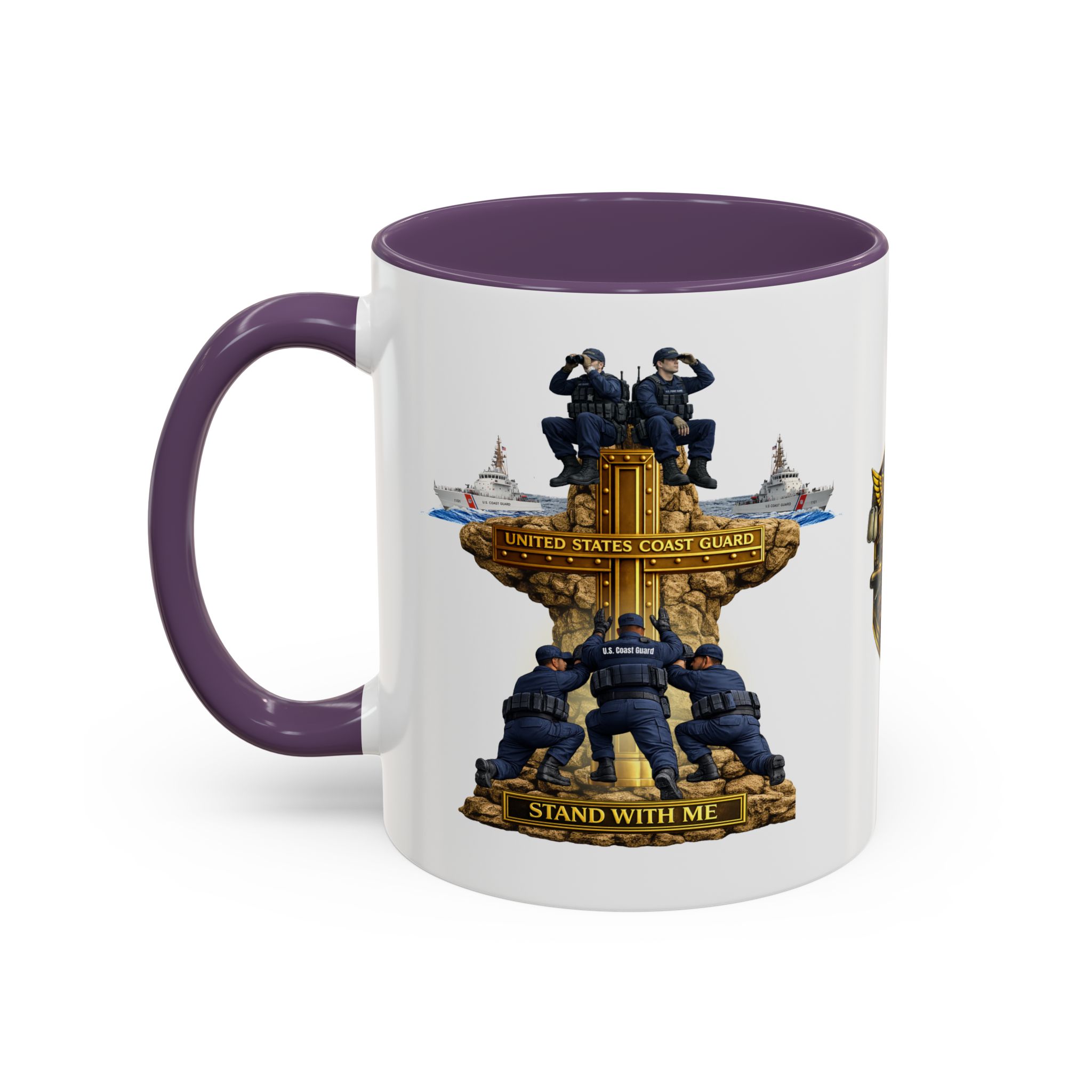 United States Coast Guard Mug | Militar-E Force Stand With Me Military Coffee Mug - Image 78