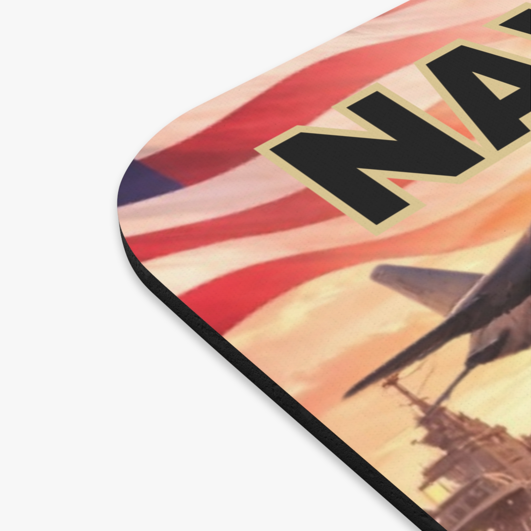 Navy Dad Mouse Pad | Militar-E Force Patriotic Military Desk Accessory - Image 2