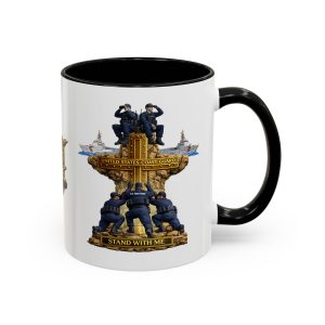 United States Coast Guard Mug | Militar-E Force Stand With Me Military Coffee Mug