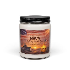 United States Navy Soy Candle | Militar-E Force Military Candle