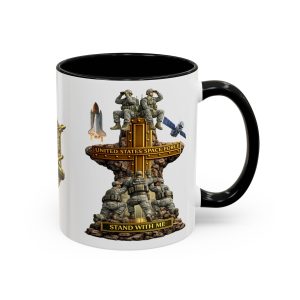 United States Space Force Mug | Militar-E Force Stand With Me Military Coffee Mug