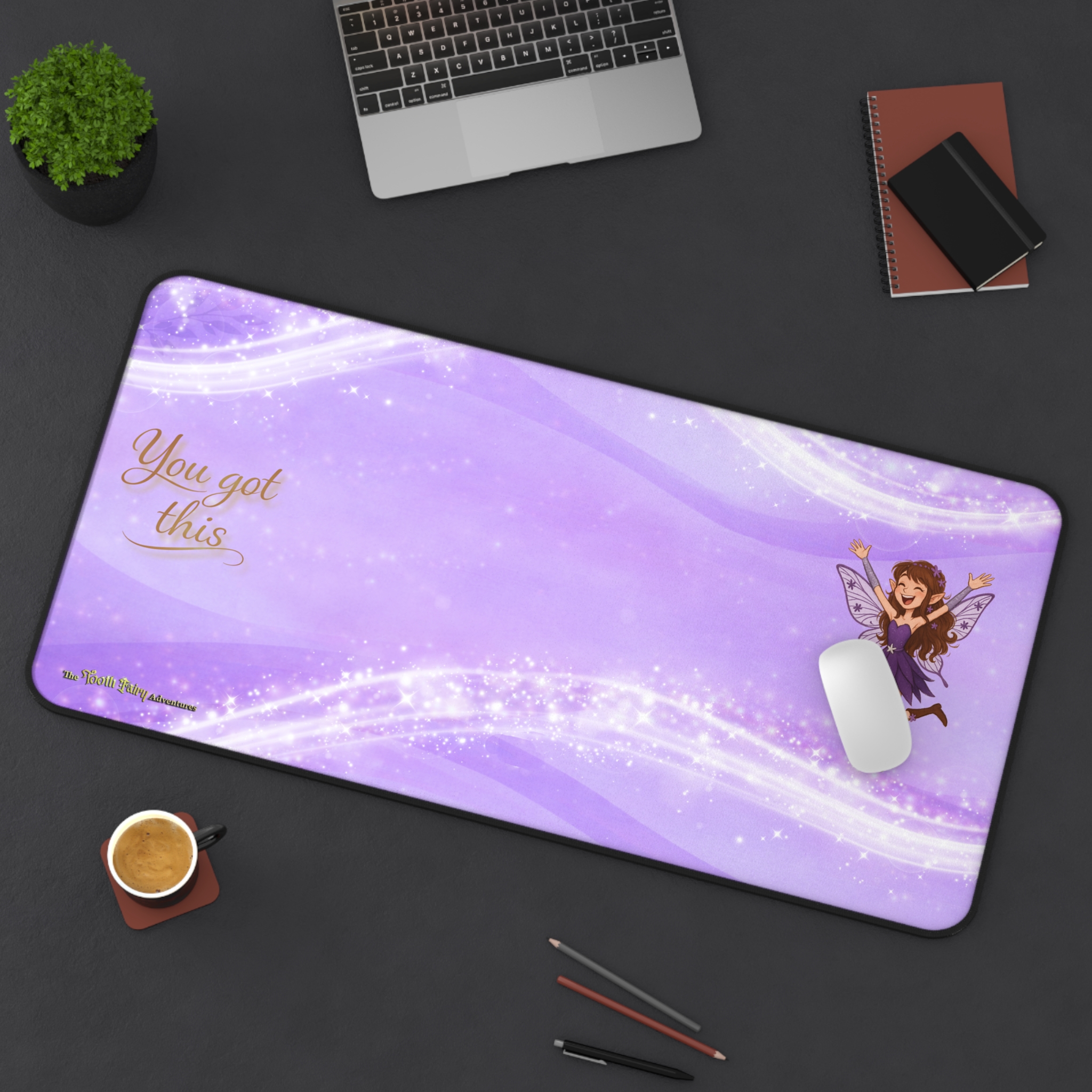 Fairy Desk Mat | Fair-E 'You Got This' Mouse Pad - Image 4