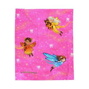 Tooth Fairy With Teeth Velveteen Plush Blanket | Fair-E Blanket