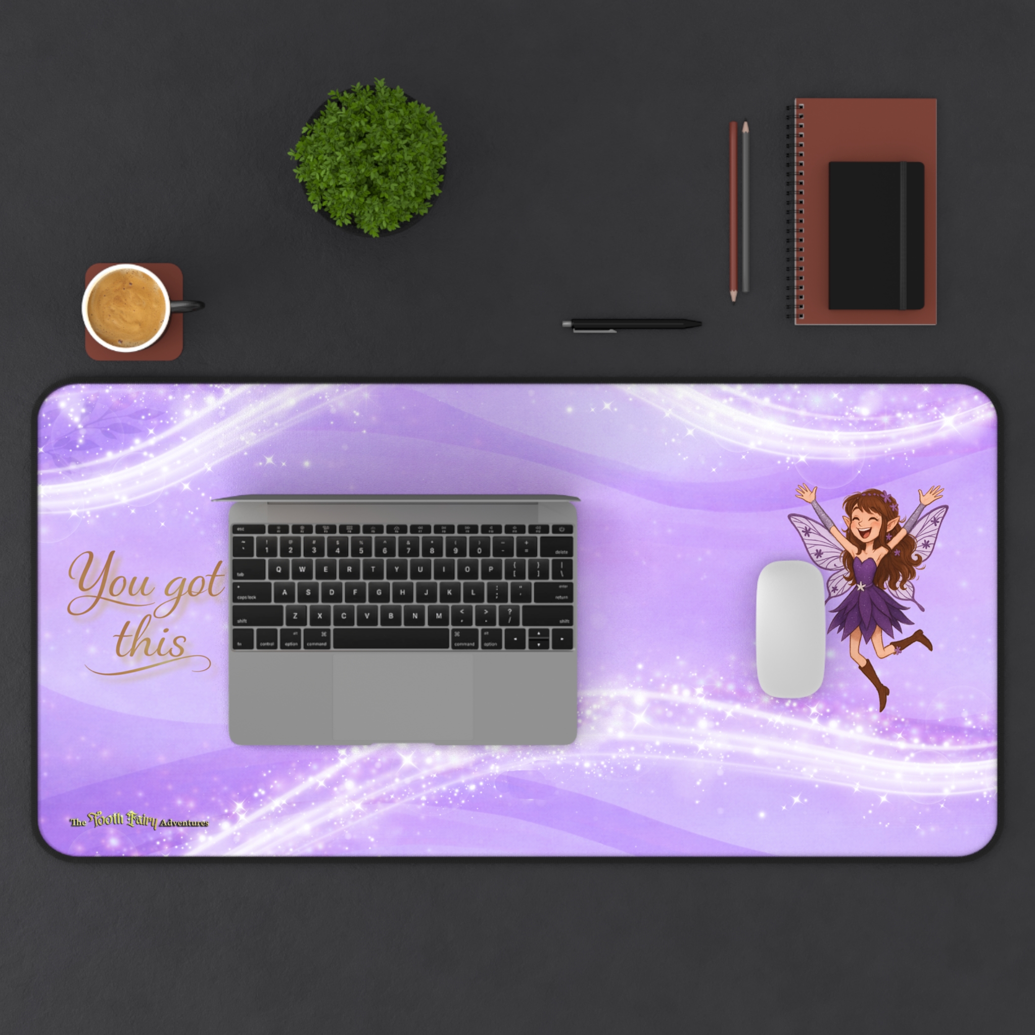 Fairy Desk Mat | Fair-E 'You Got This' Mouse Pad - Image 3